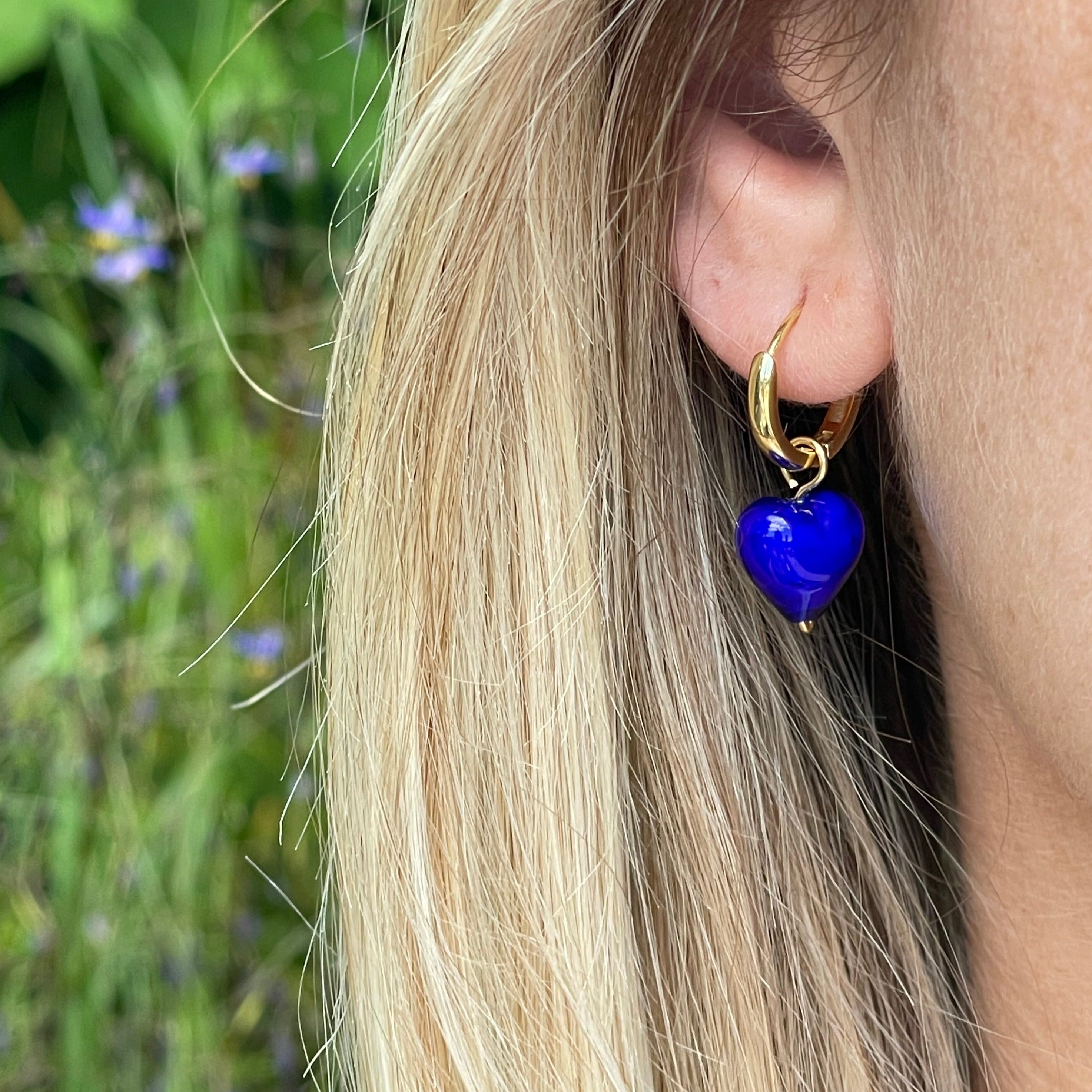 1 LEFT AMORE | Lapis Blue Earrings