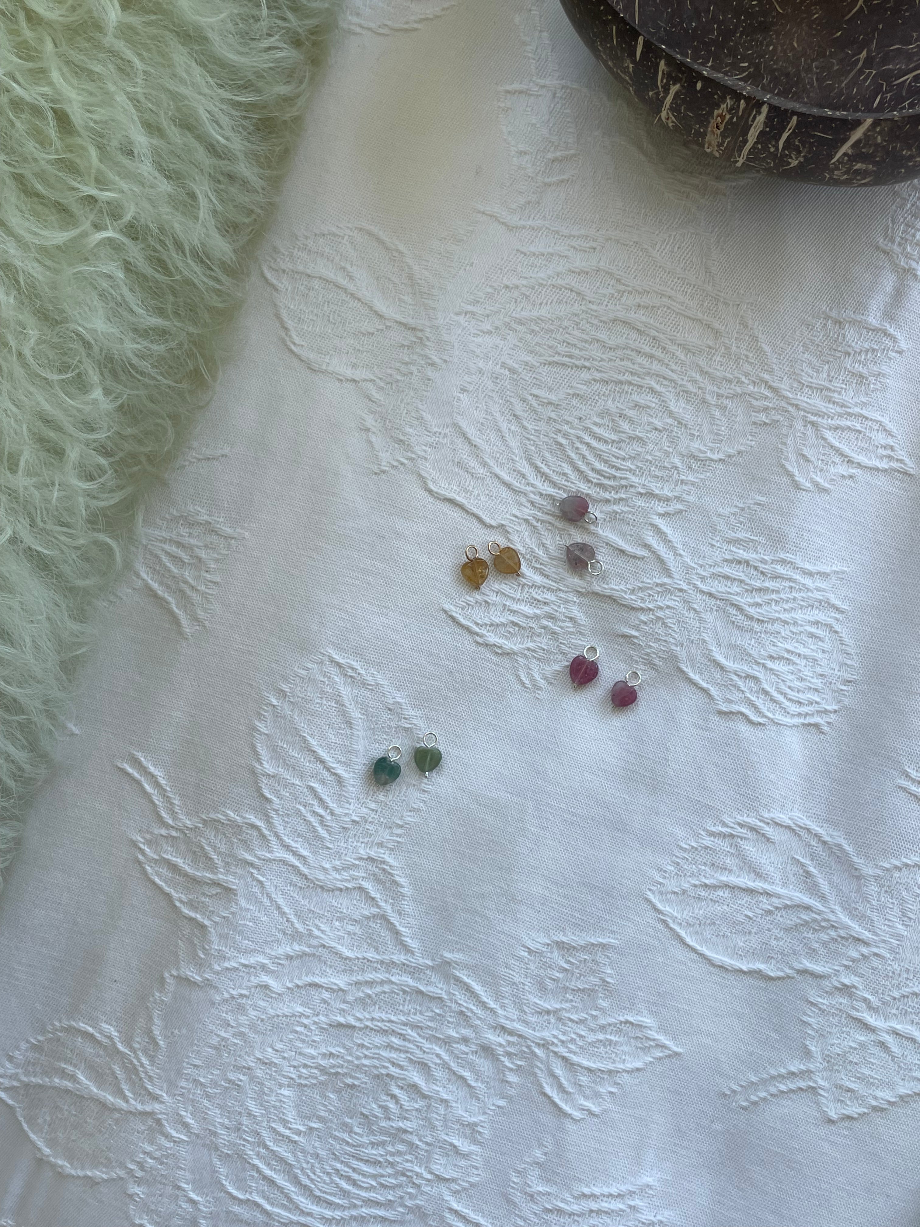 CHARMS Tourmaline Mini Hearts