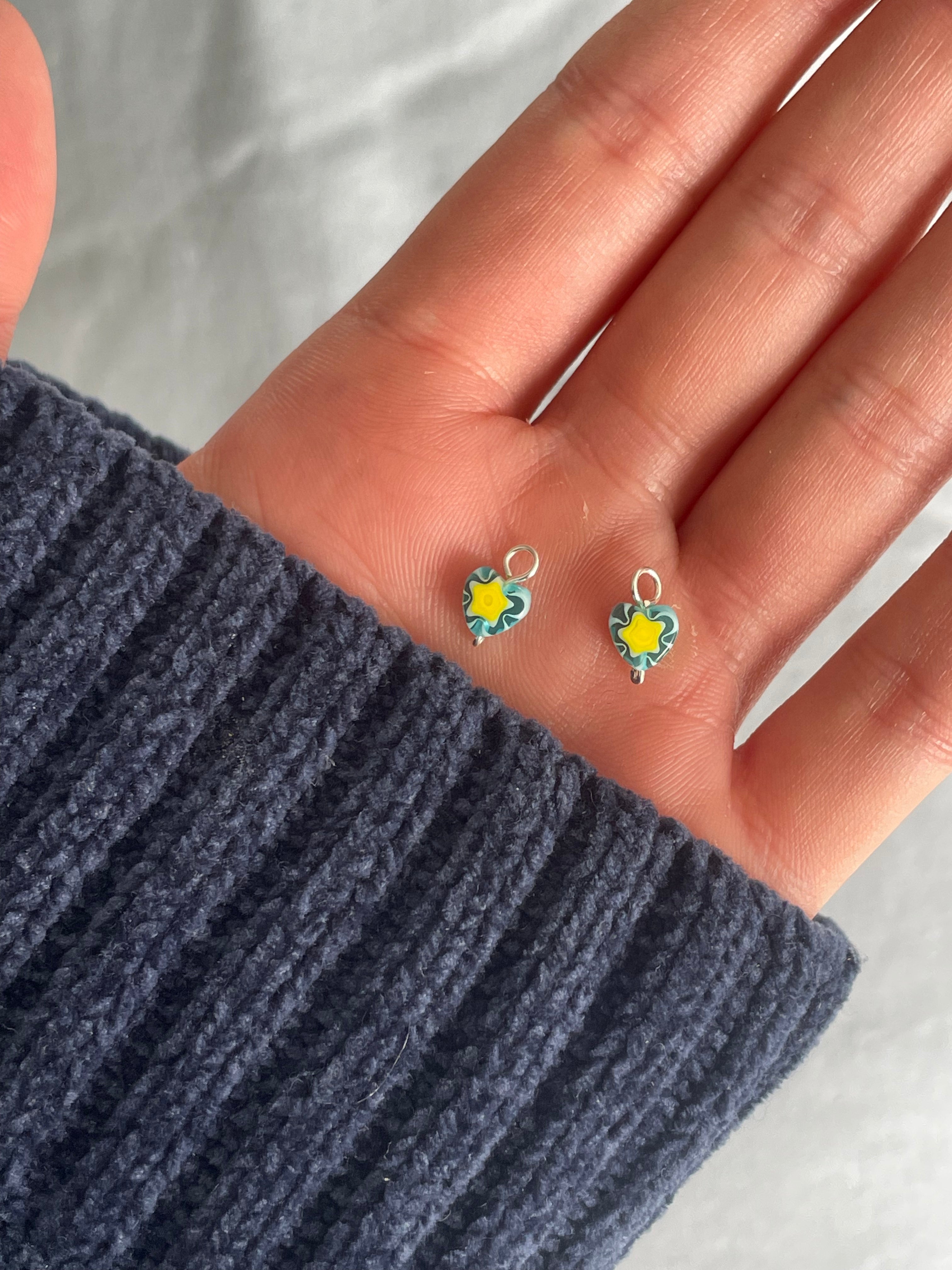 Aqua Star Hearts | CHARMS