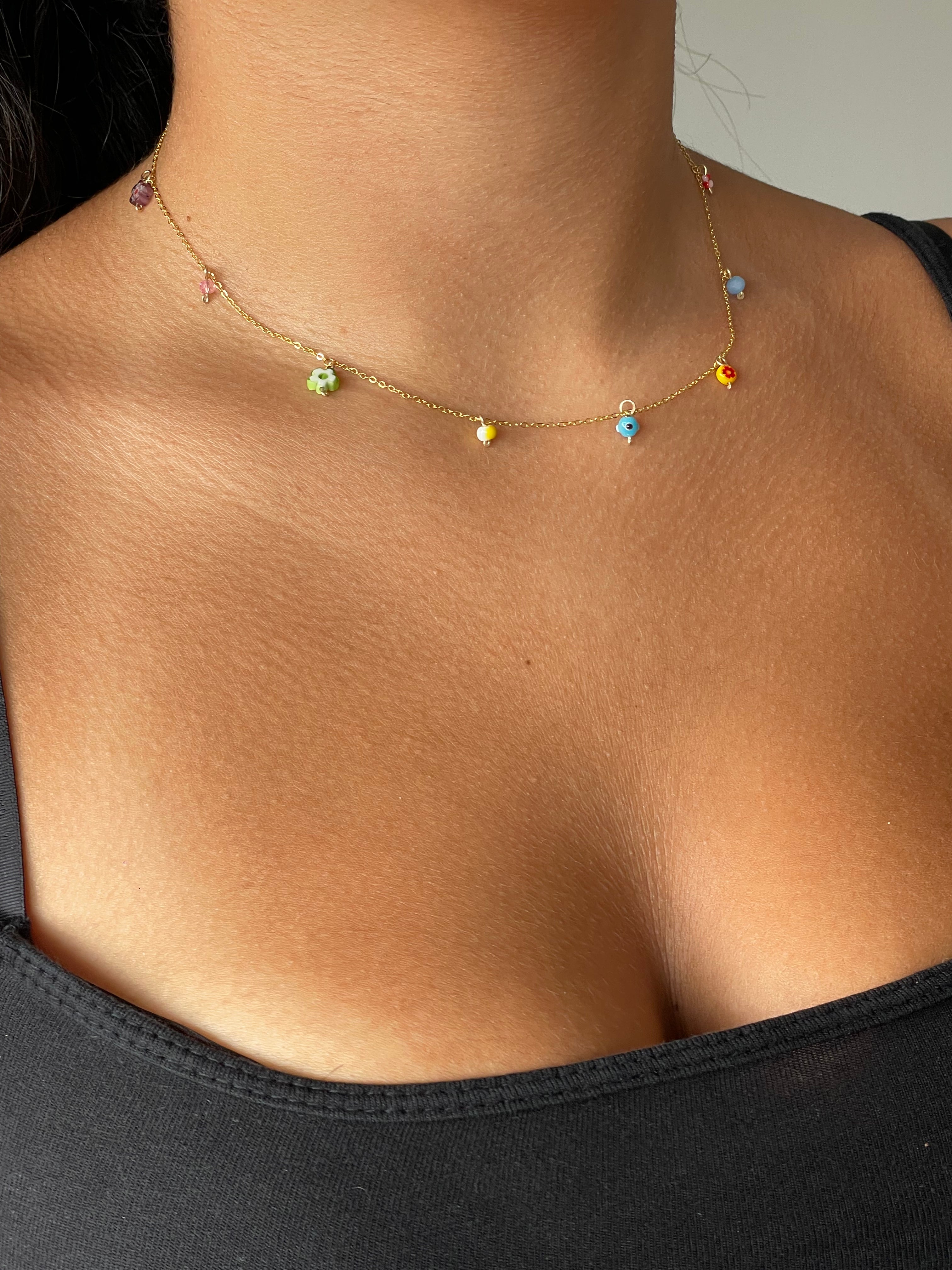 ONE-OFF Hibiscus Reef | Choker Necklace