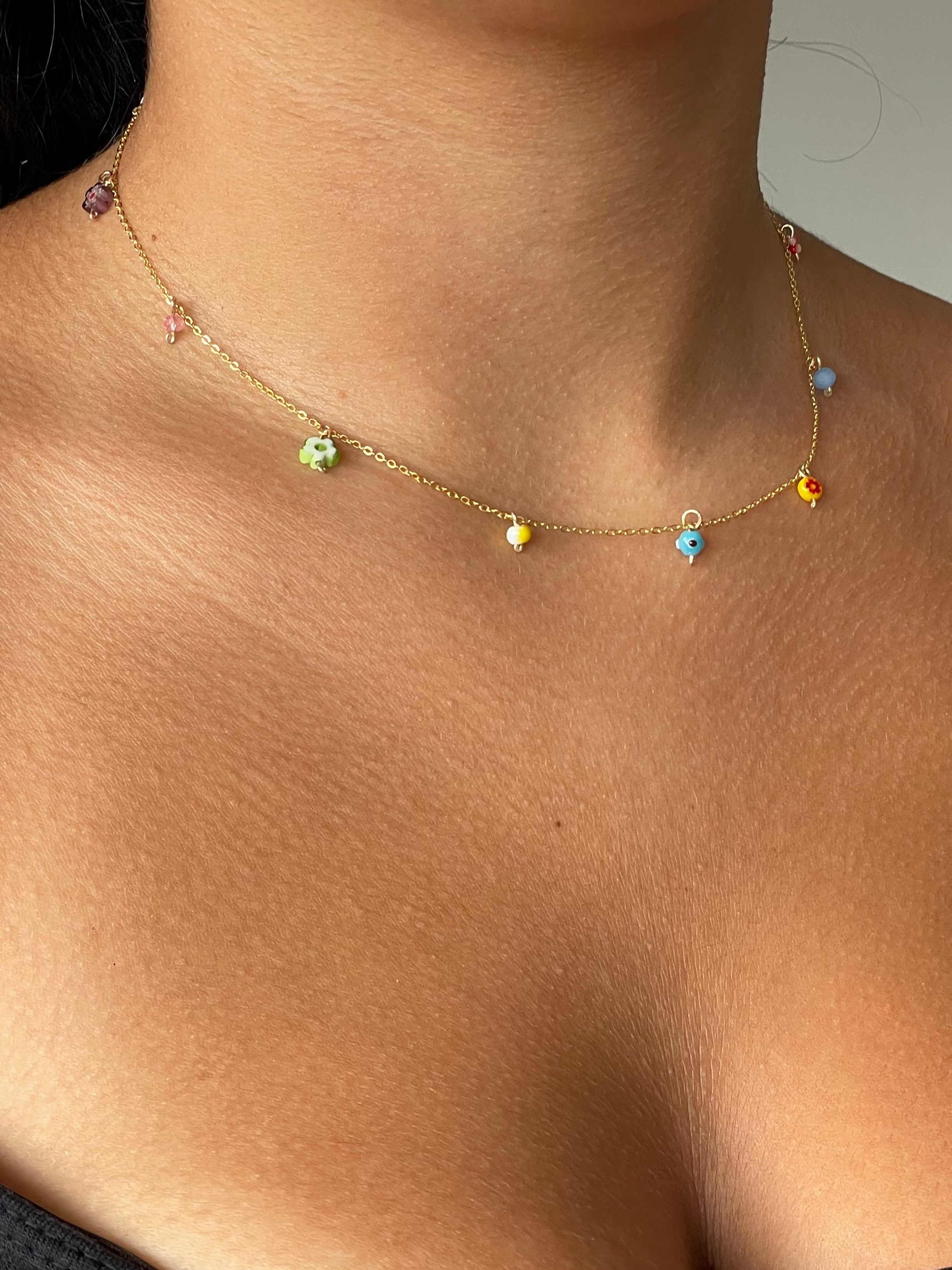 ONE-OFF Hibiscus Reef | Choker Necklace