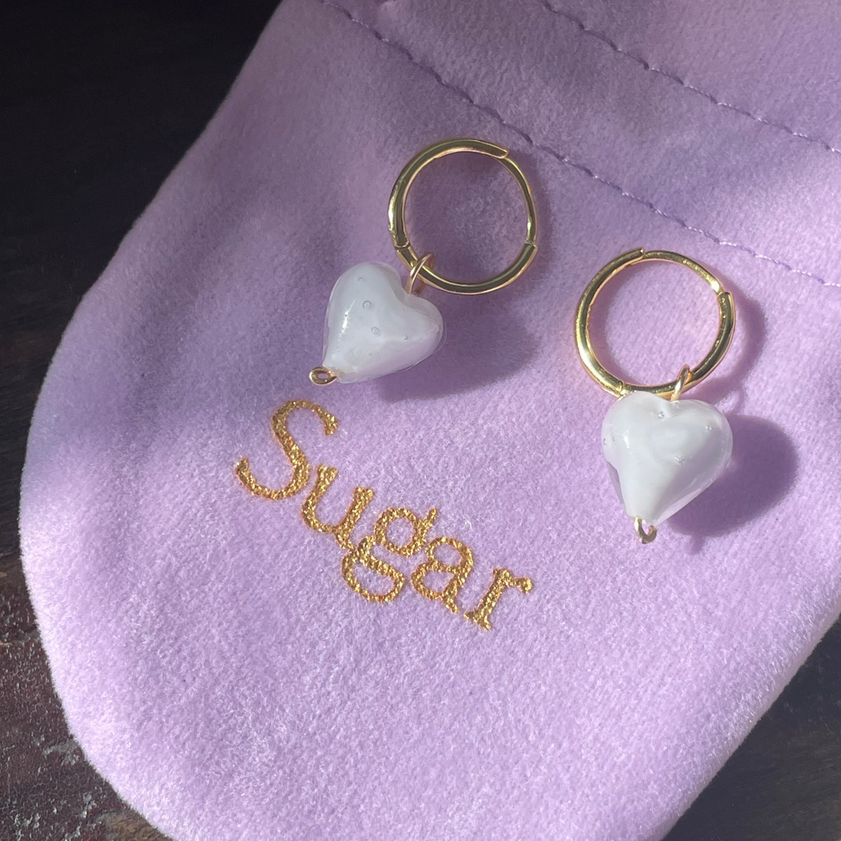 LIMITED EDITION AMORE Milky White | EARRINGS