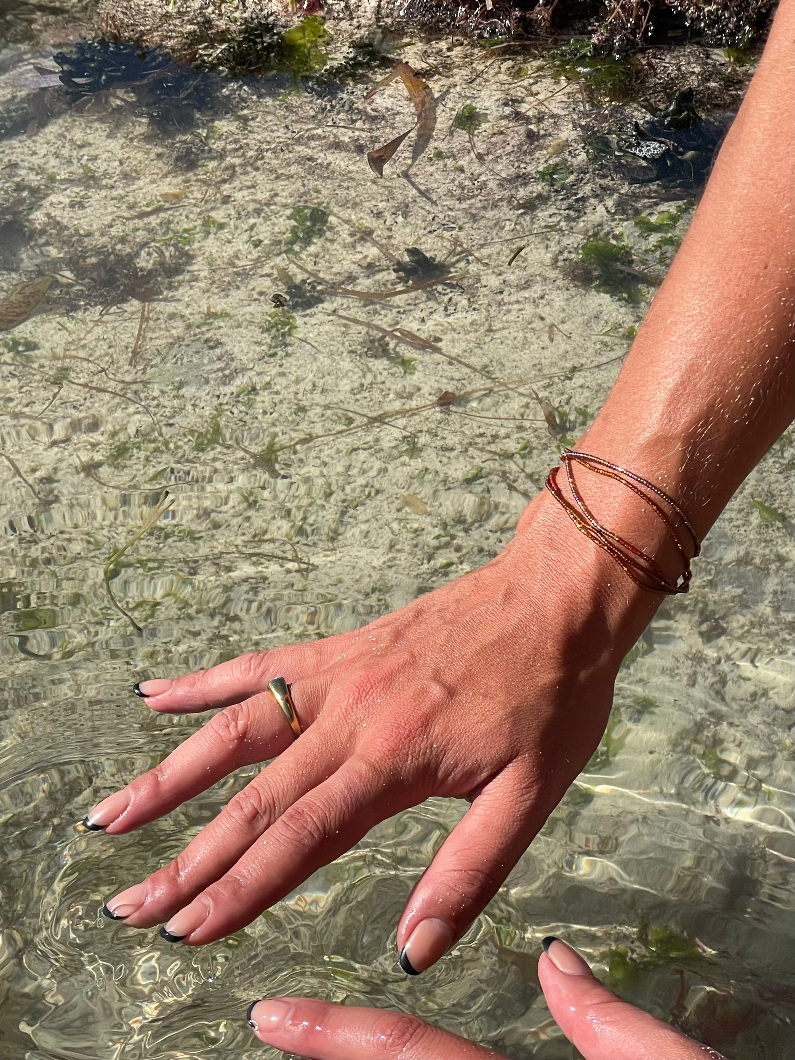 5-Stacked Bracelet | Coconut