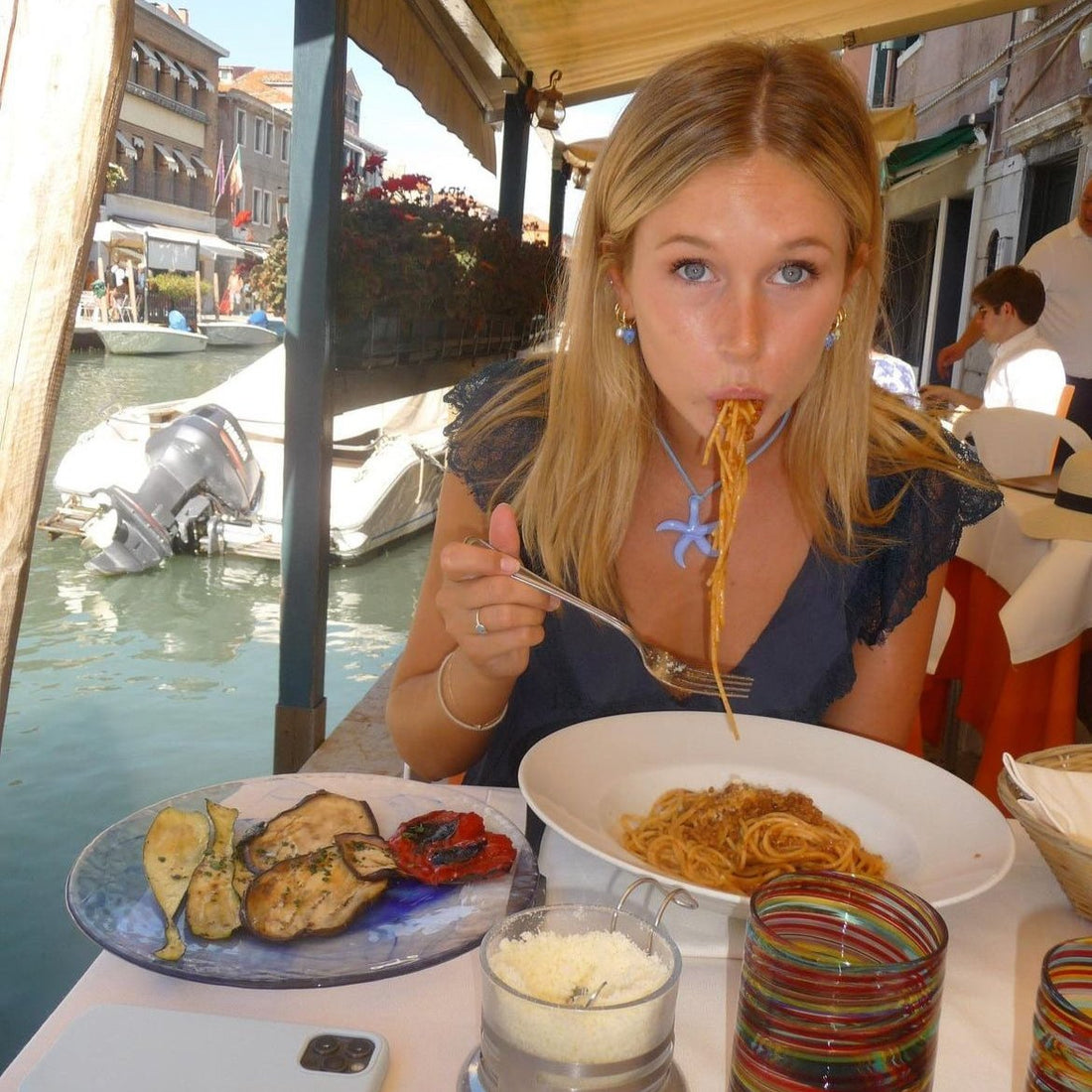 1 LEFT Black Starfish | Chunky Italian Necklace