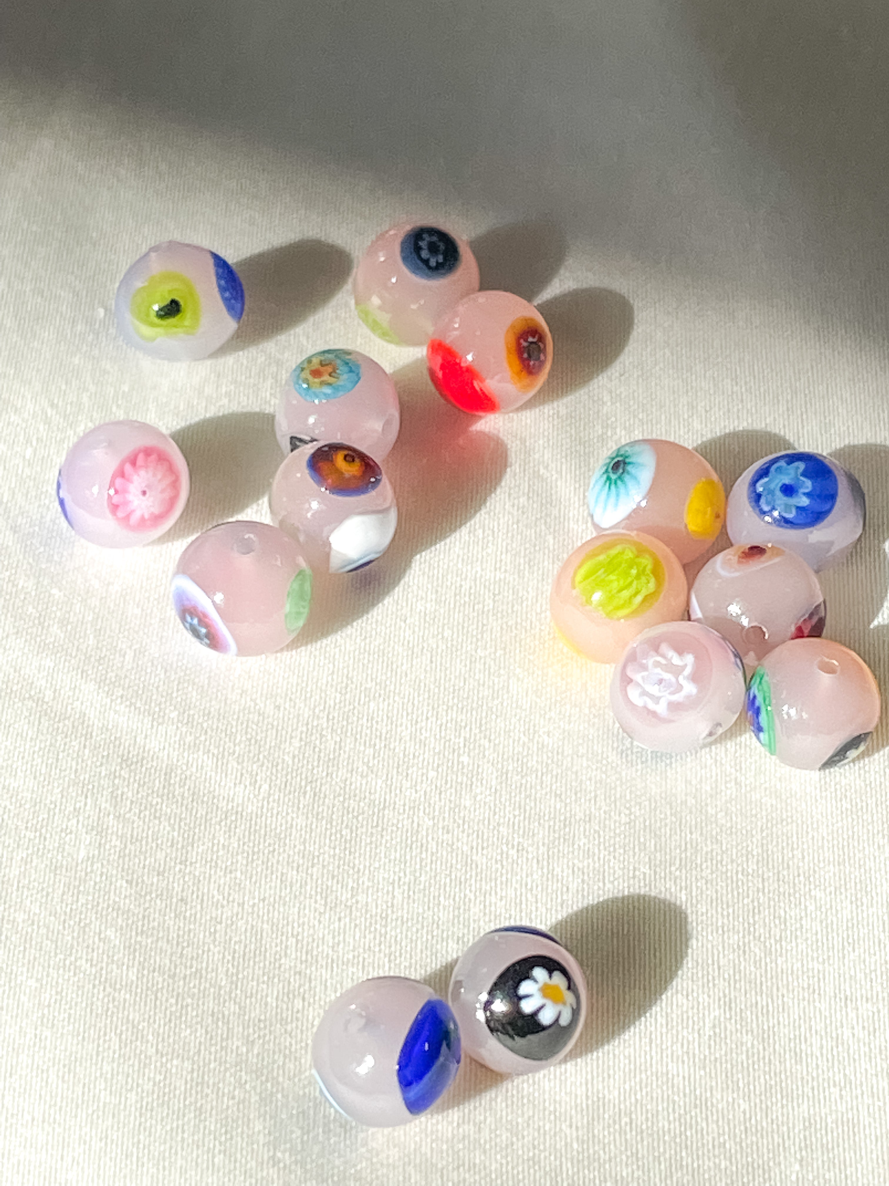 ONE-LEFT Milky Pink Italian Drops | Earrings