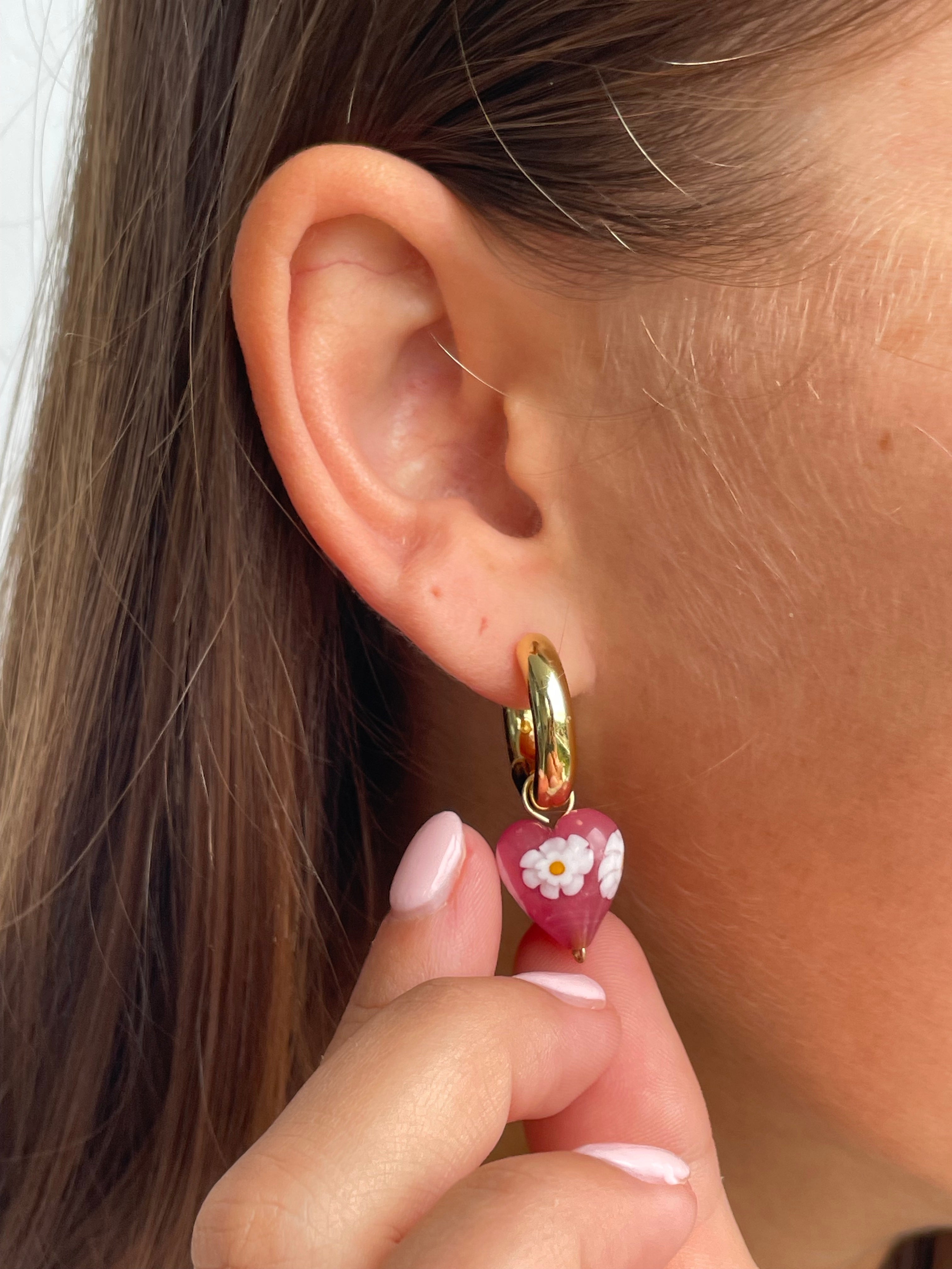 CHUNKY AMORE | Pink Daisy Hearts