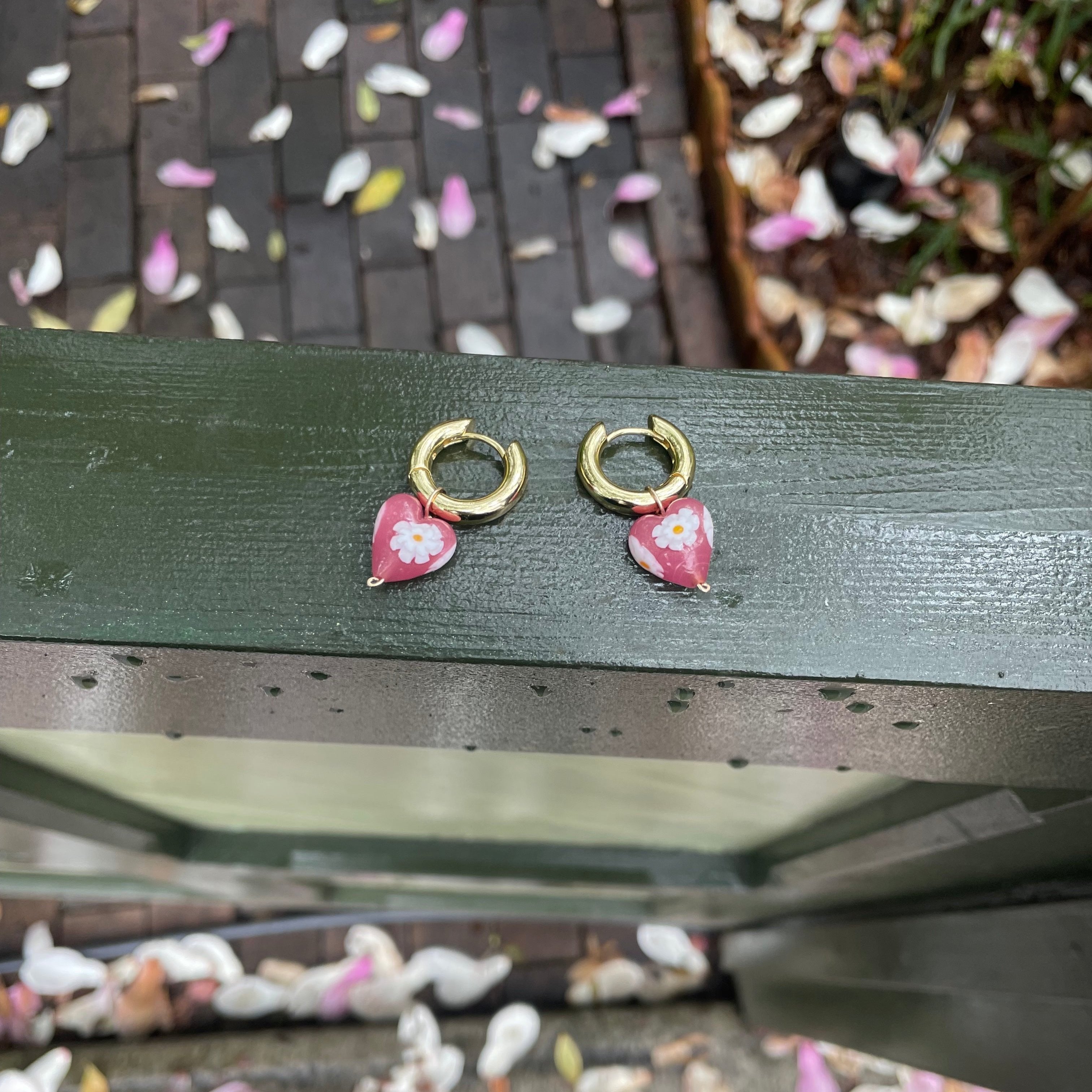 CHUNKY AMORE | Pink Daisy Hearts