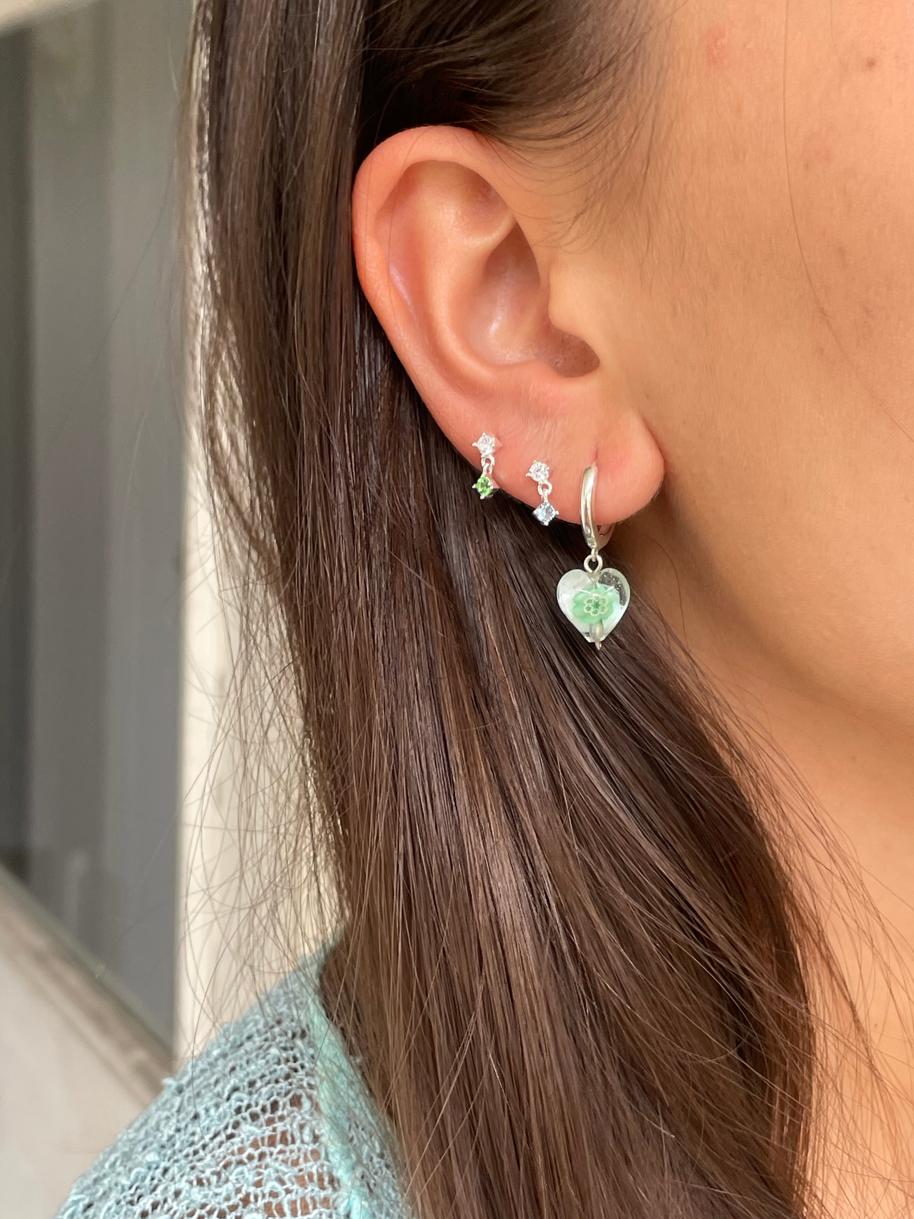 Droplet Studs | Baby Blue
