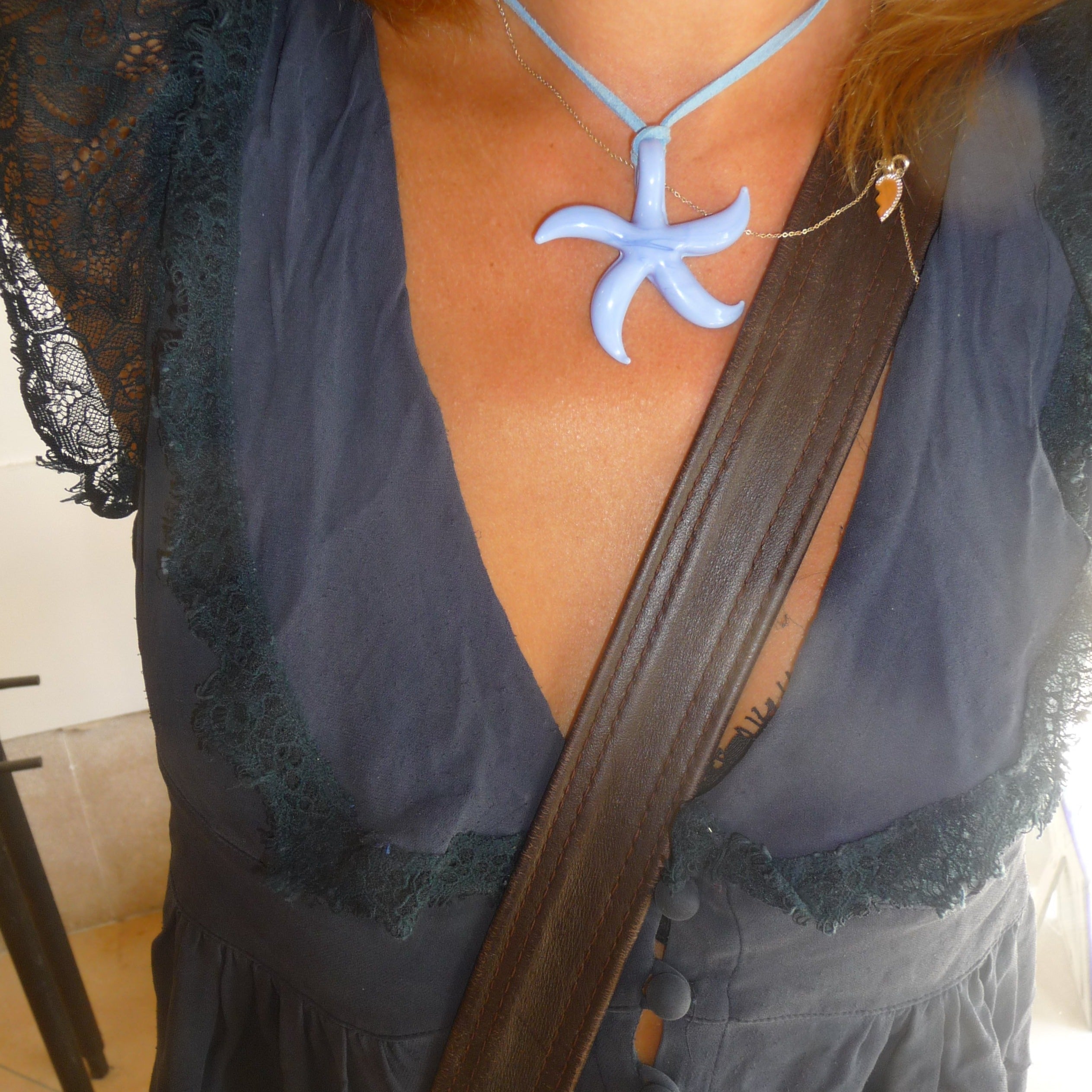 3 LEFT Pink Starfish | Chunky Italian Necklace