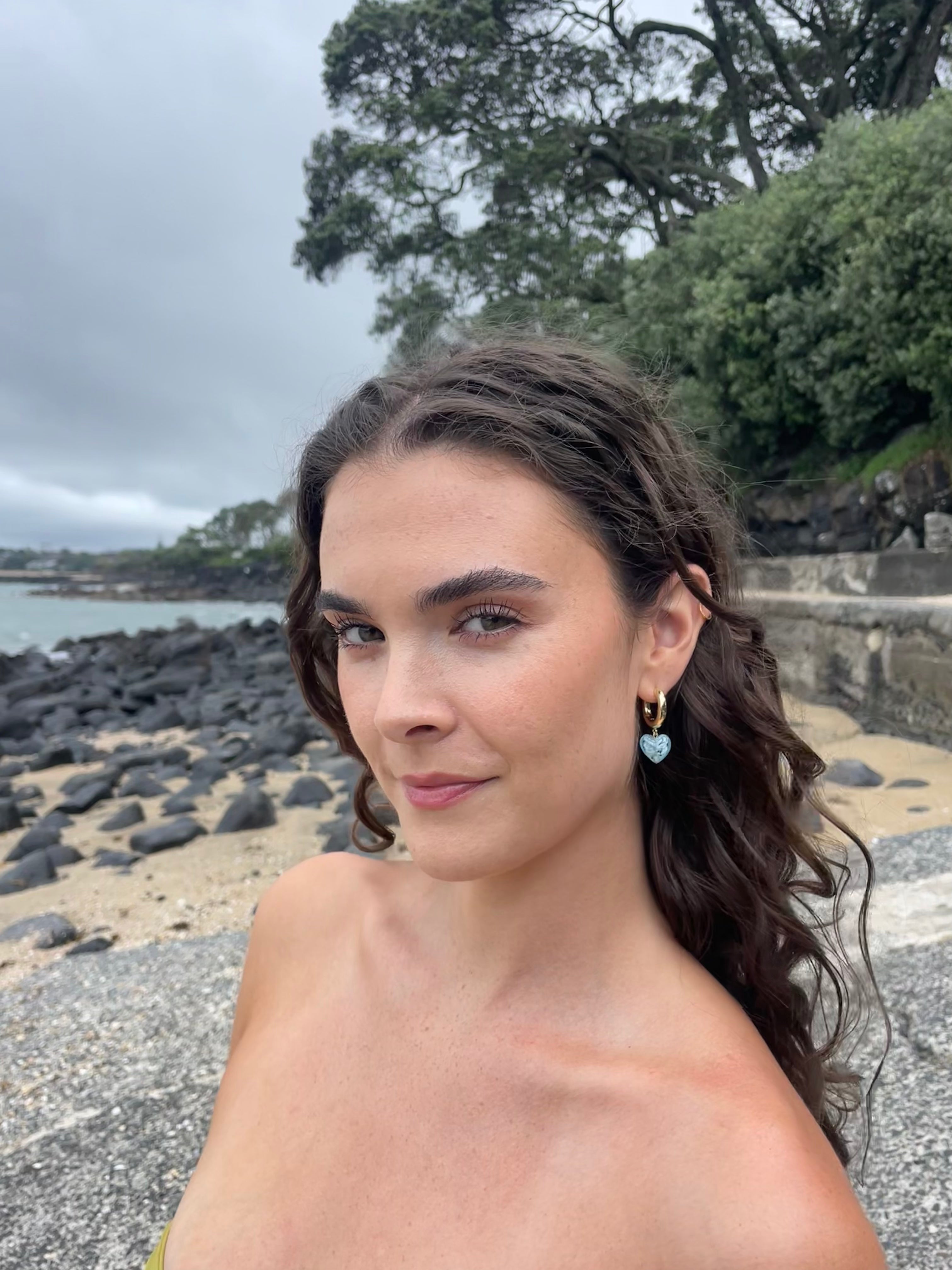 CHUNKY AMORE | Large Light Blue Hearts