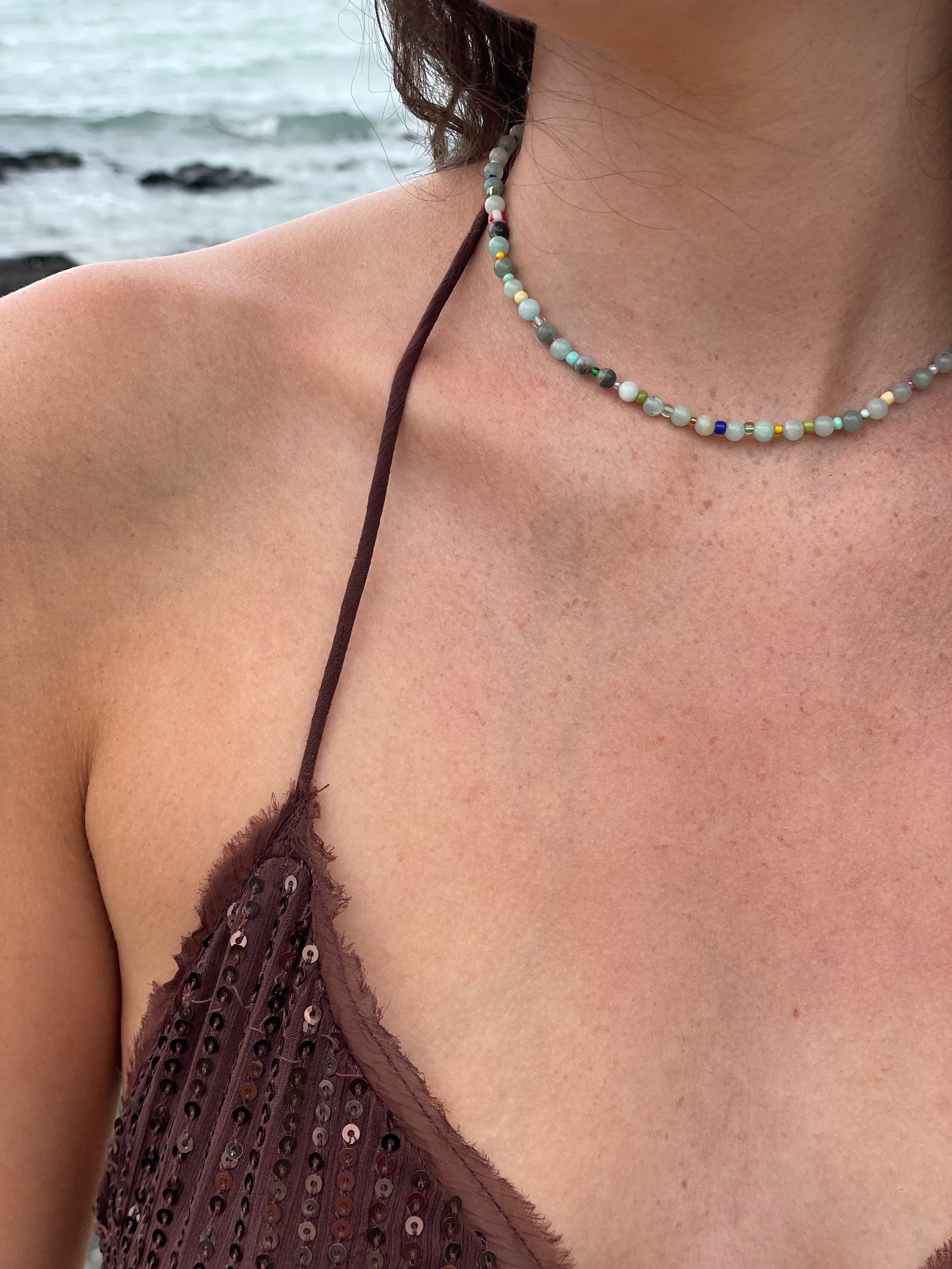 ONE-OFF Seafoam Multi Necklace