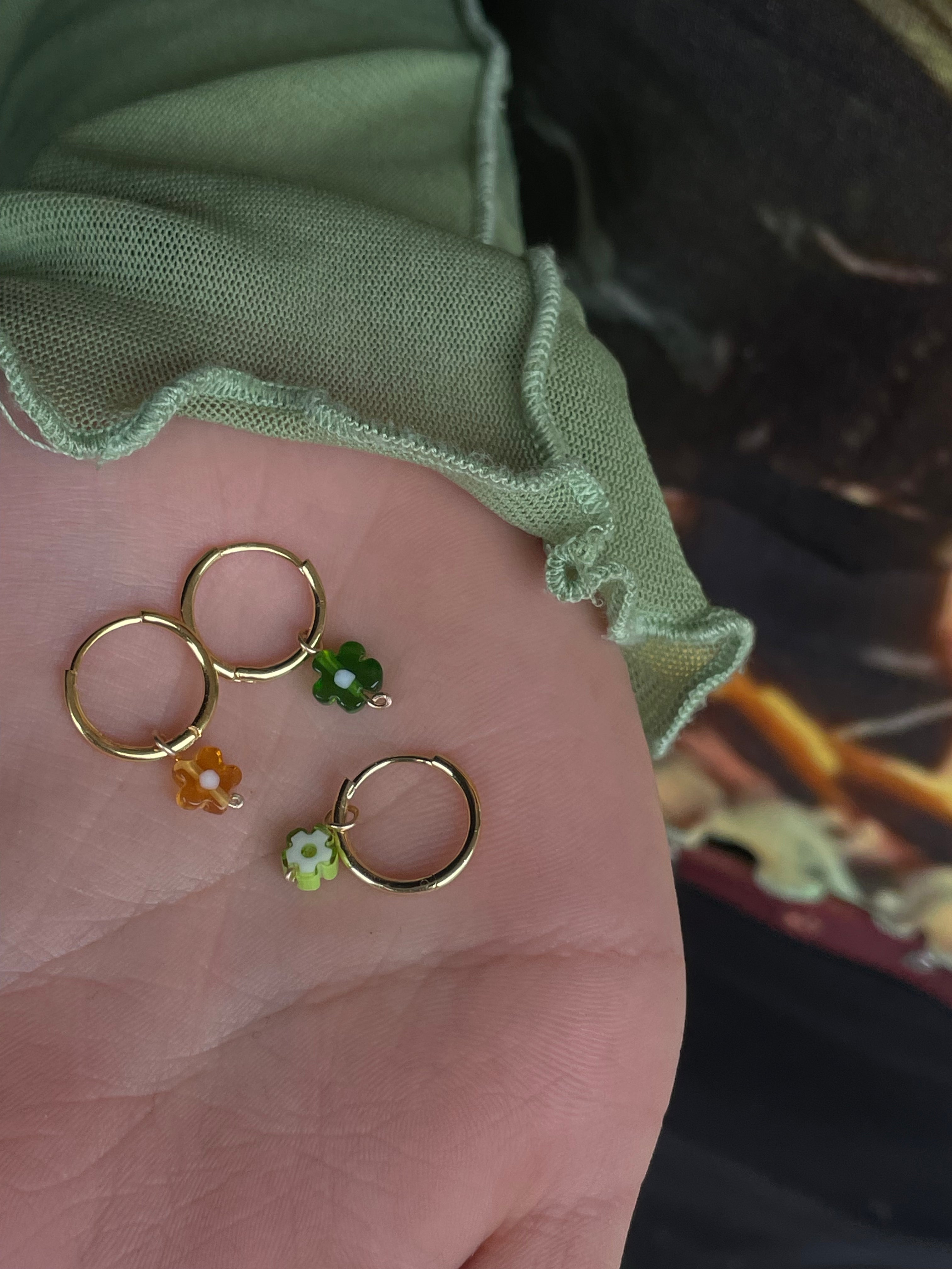 FLOWER CHARMS | Lime