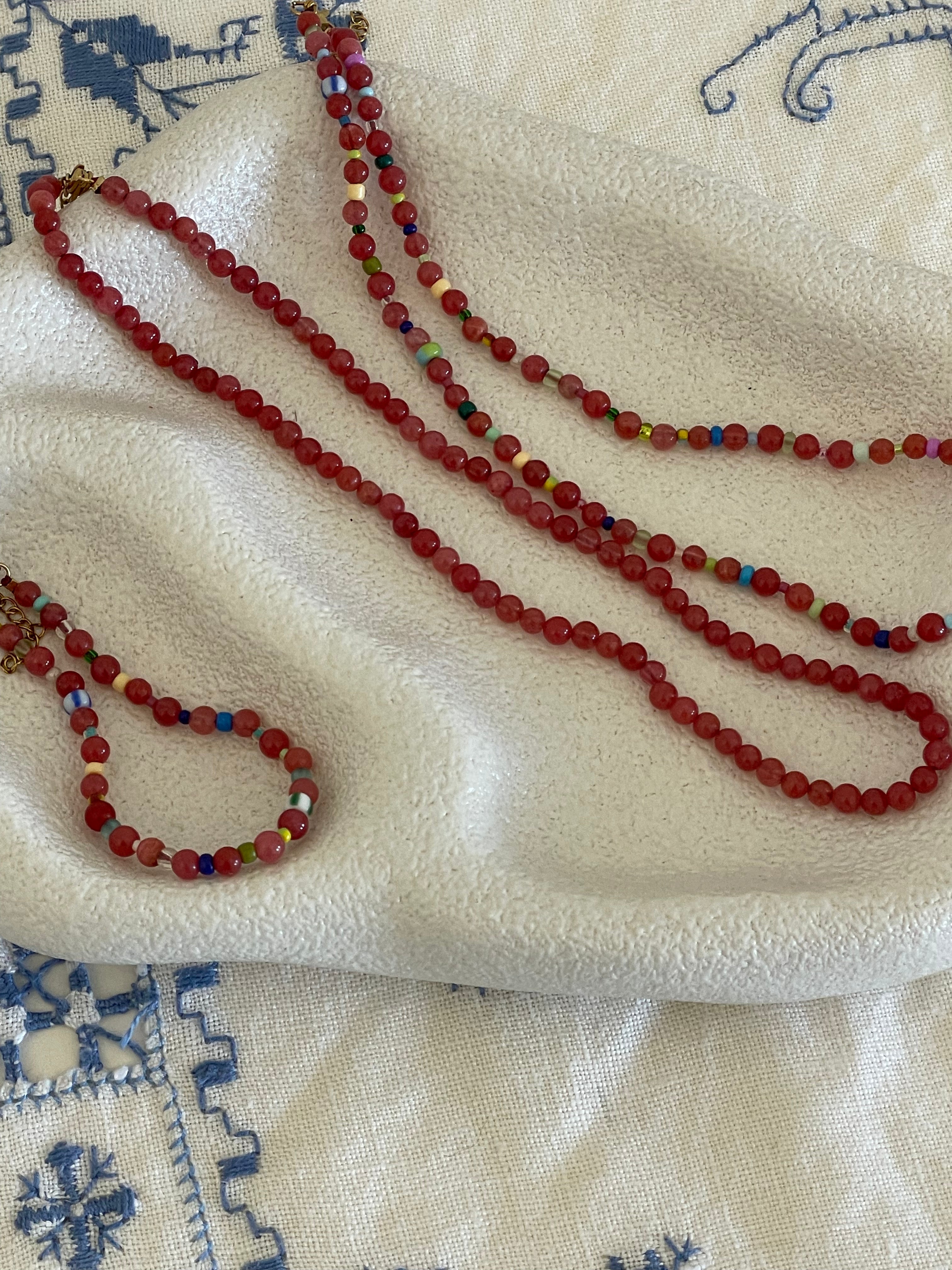 ONE-OFF Rhubarb Bracelet