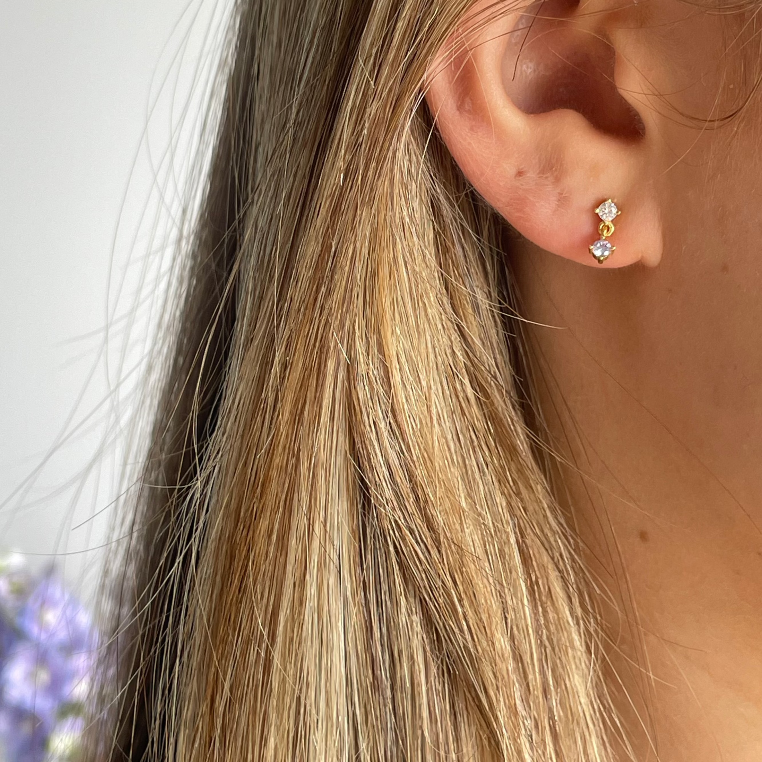 PALE Lilac | Droplet Studs