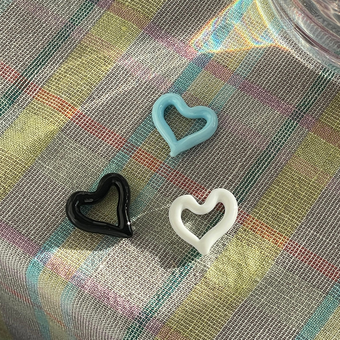 Baby Hollow Hearts | Italian Pendants