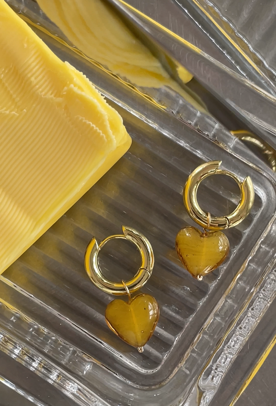 Chunky Amores | Burnt Butter EARRINGS