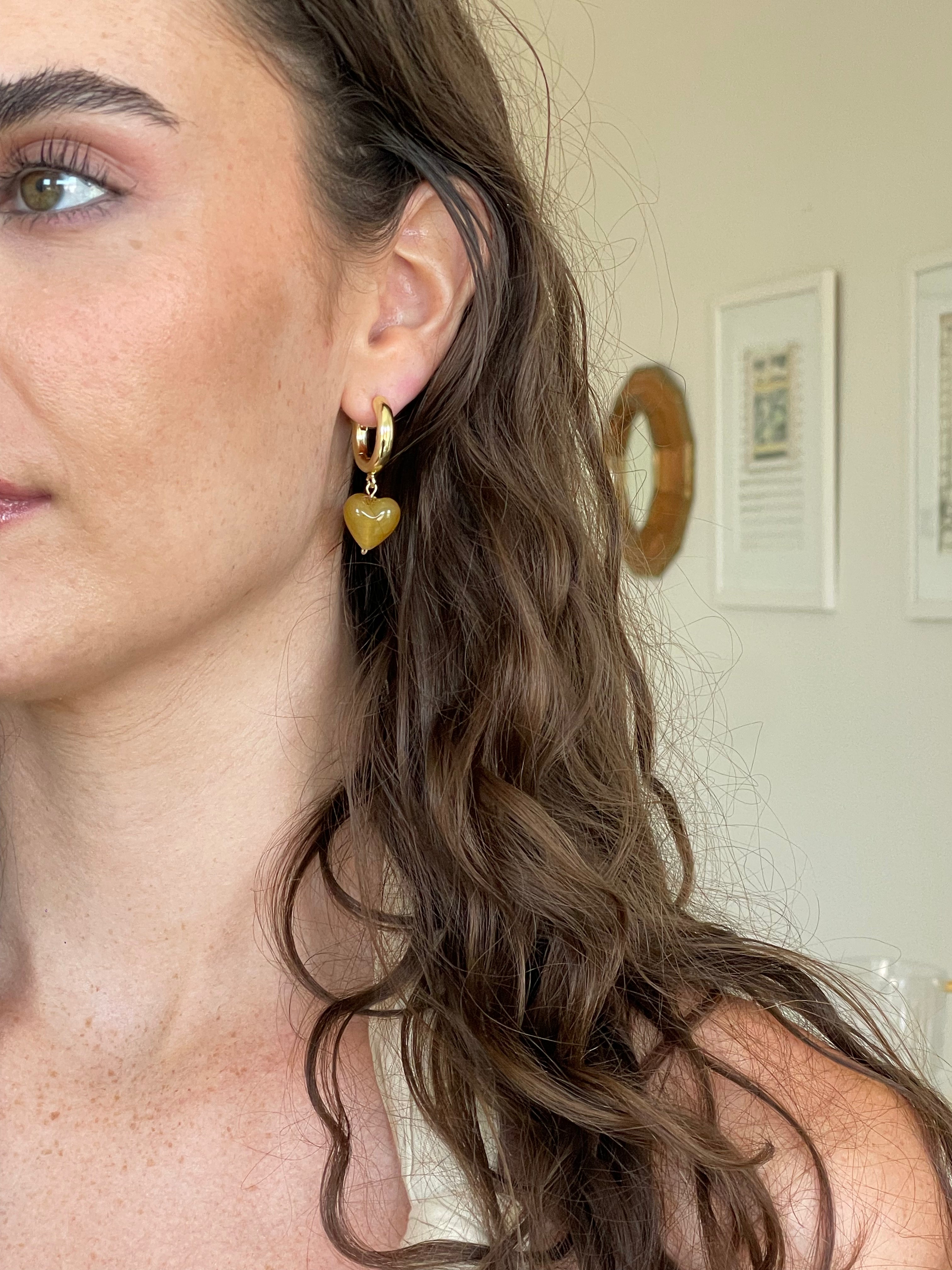 Chunky Amores | Burnt Butter EARRINGS