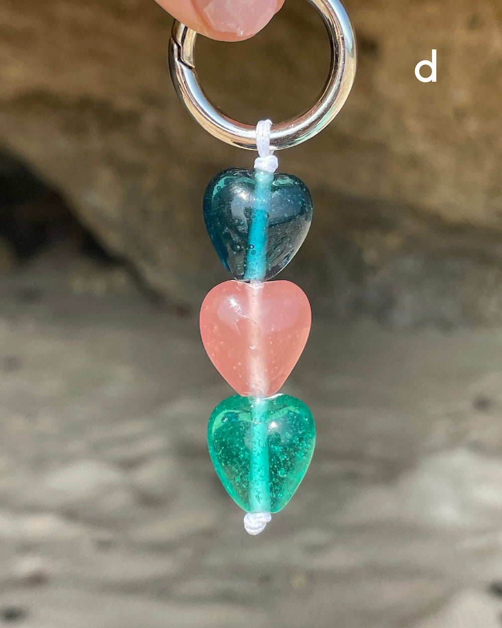 Sweetheart Keyrings | Glass