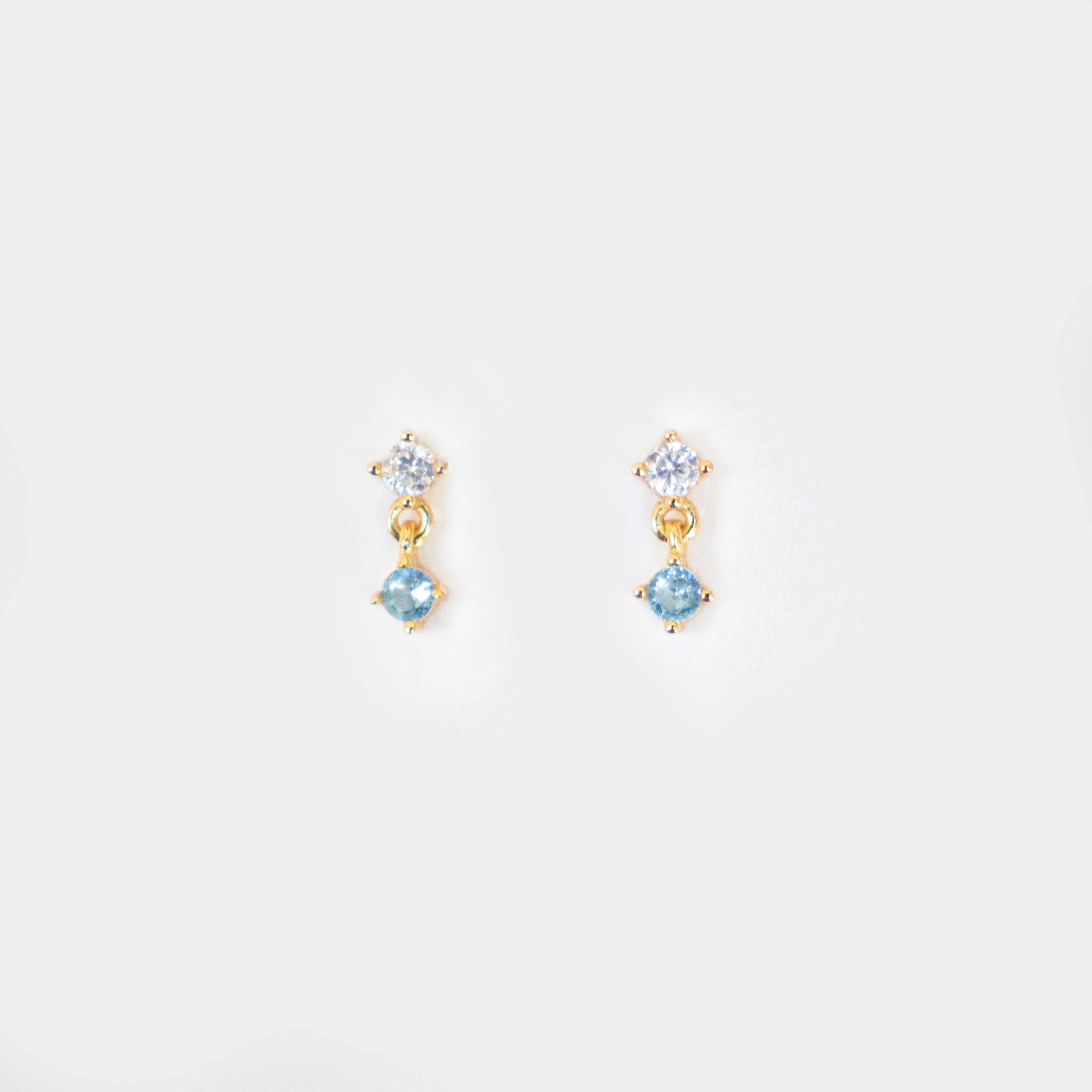 Droplet Studs | Baby Blue