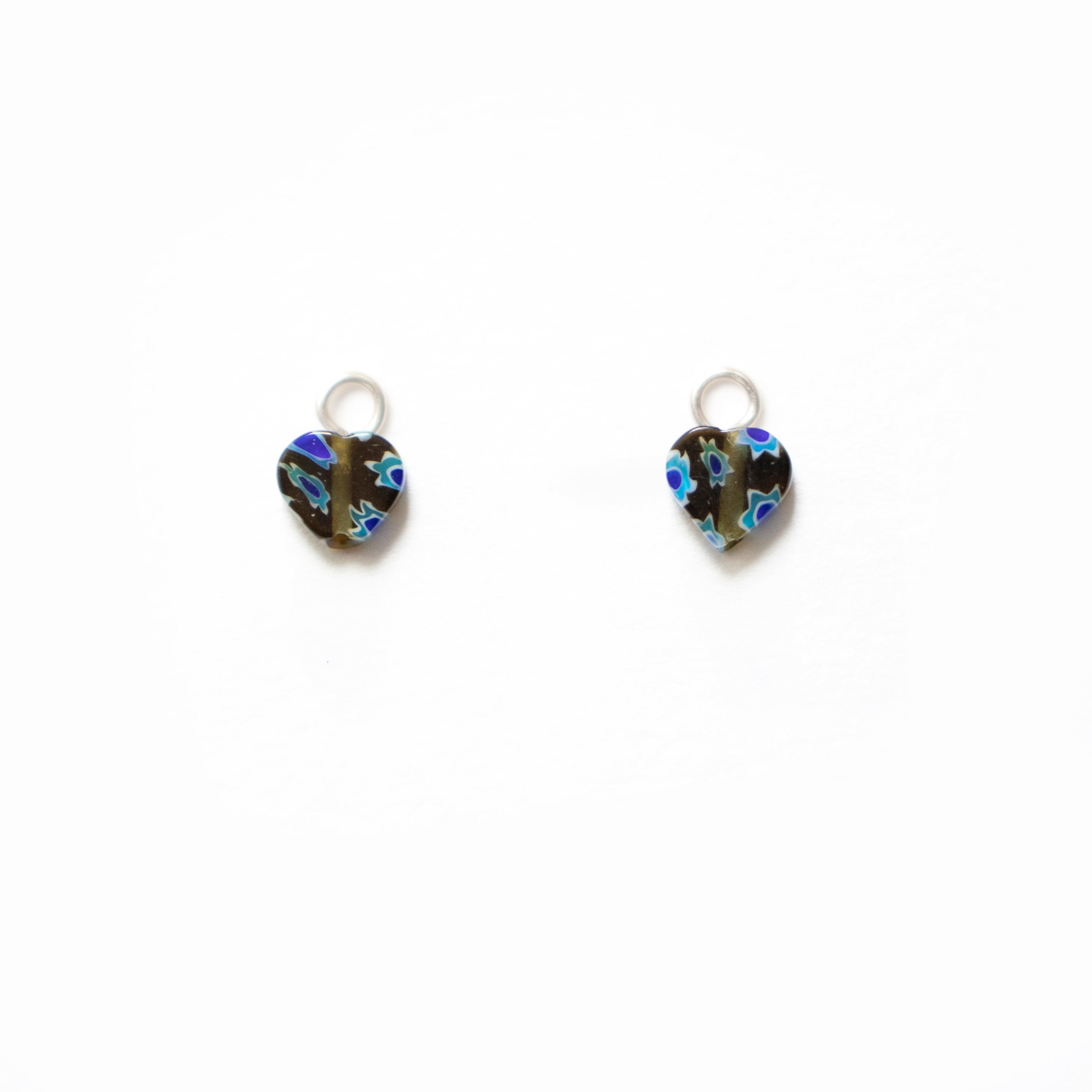 ONE-OFF Mini Black Heart | EARRING CHARMS