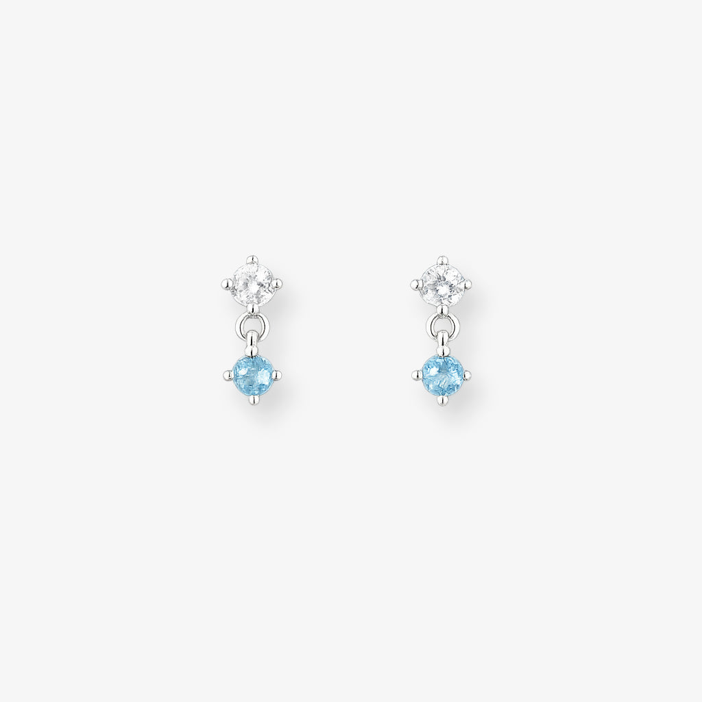 Droplet Studs | Baby Blue