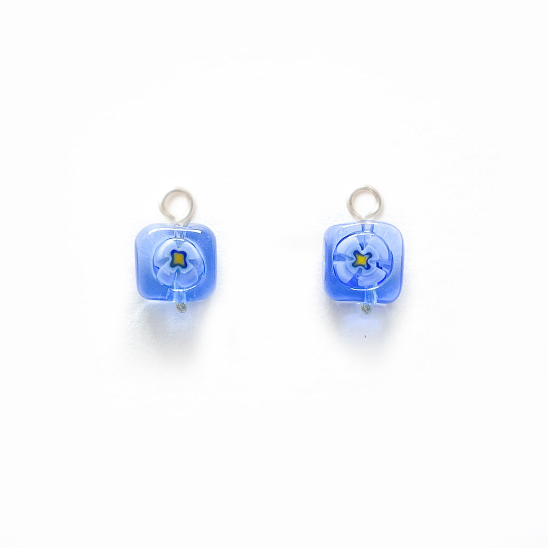 Blue Square Flowers | CHARMS