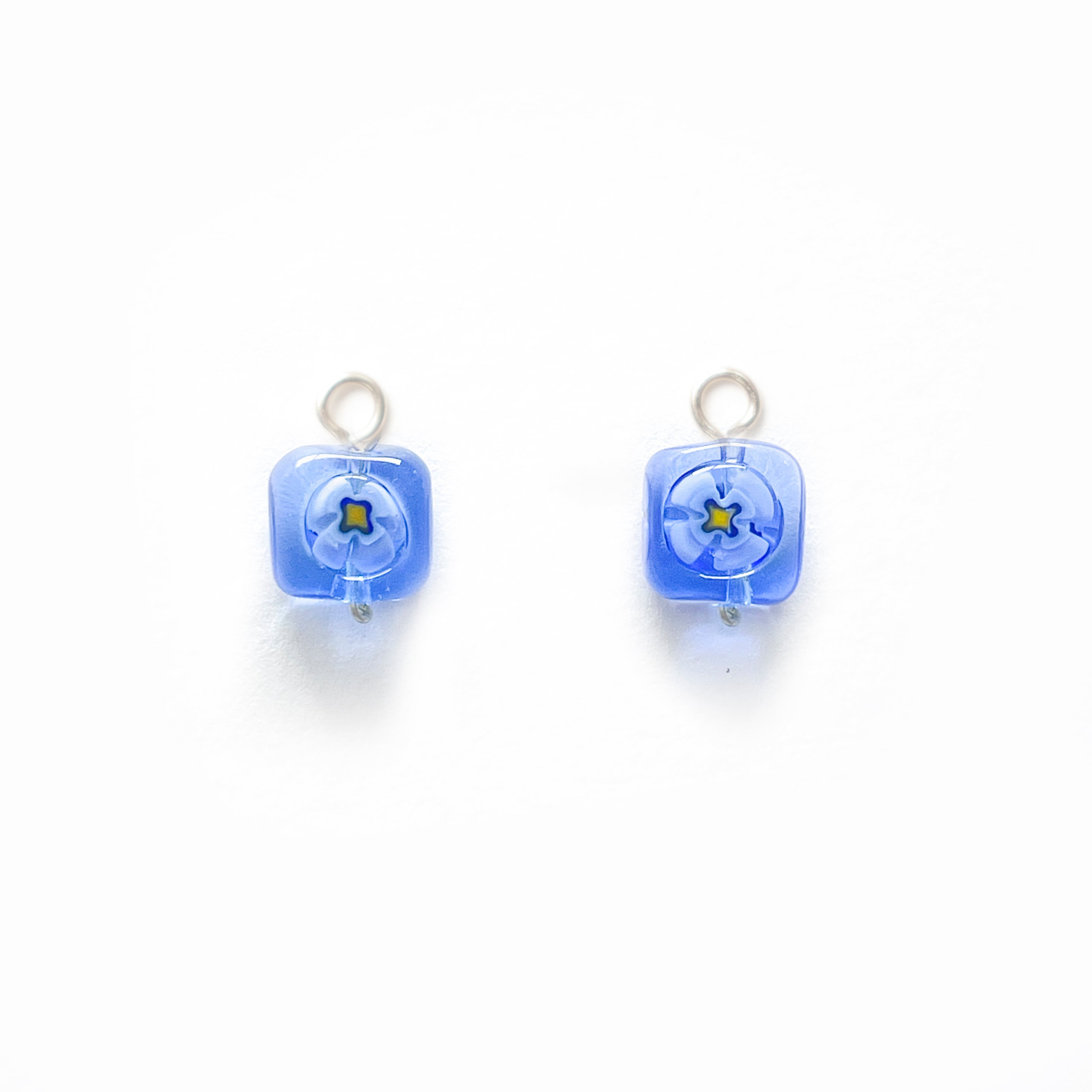 Blue Square Flowers | CHARMS