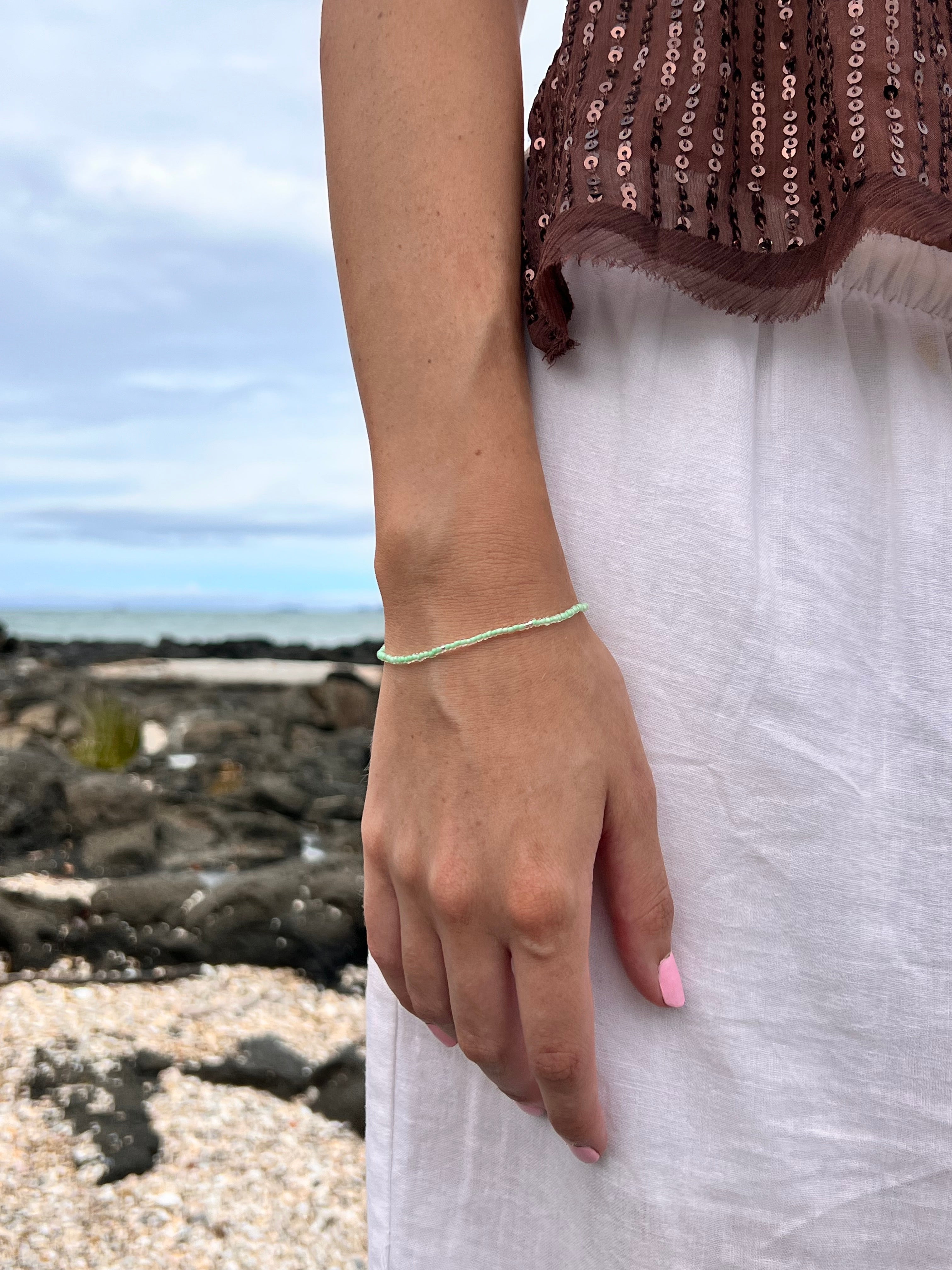 2 LEFT STACK ME Bracelet | Seafoam