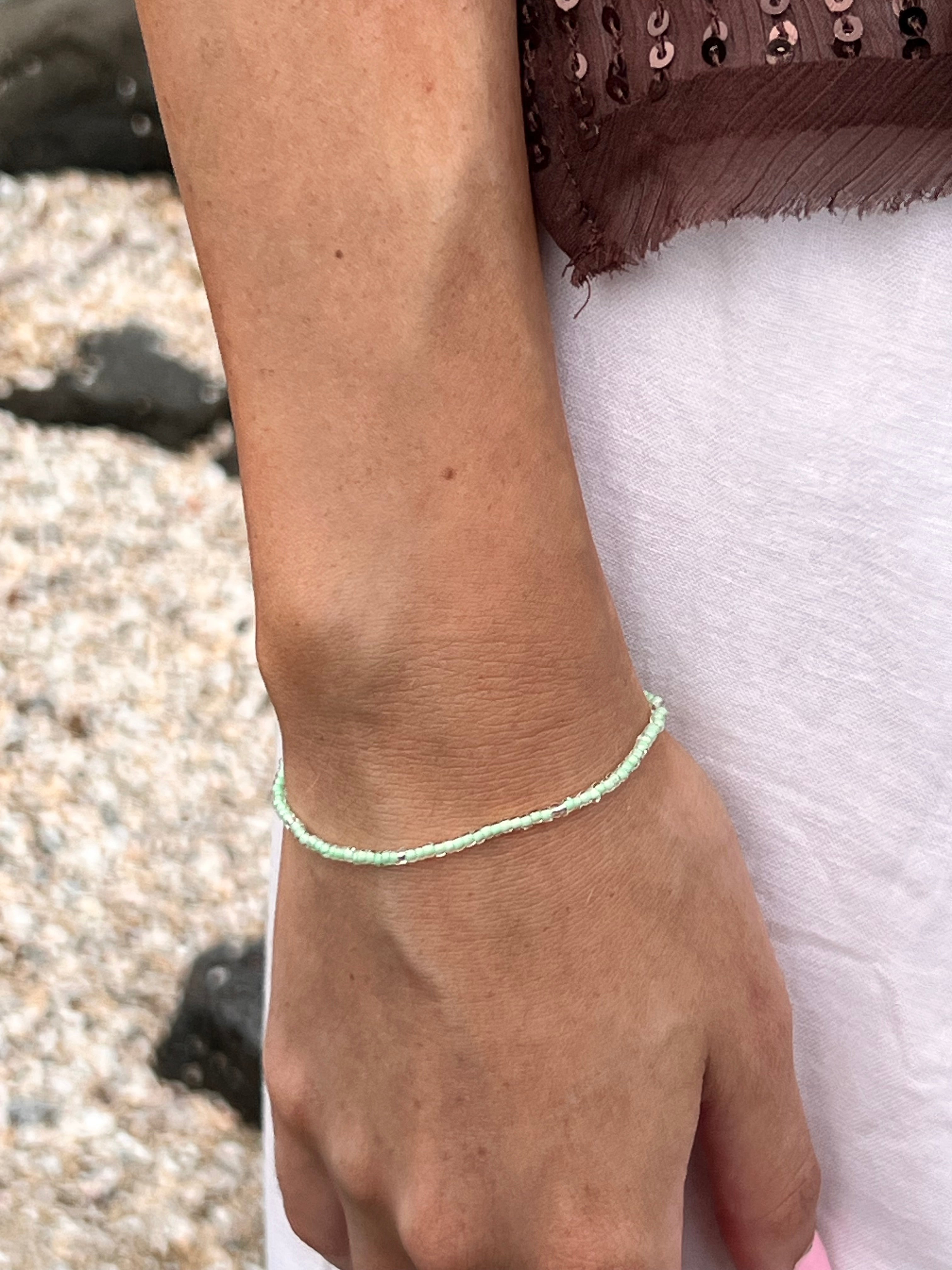 2 LEFT STACK ME Bracelet | Seafoam