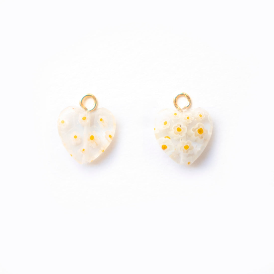 ONE-OFF Daisy Large Heart | EARRING CHARMS