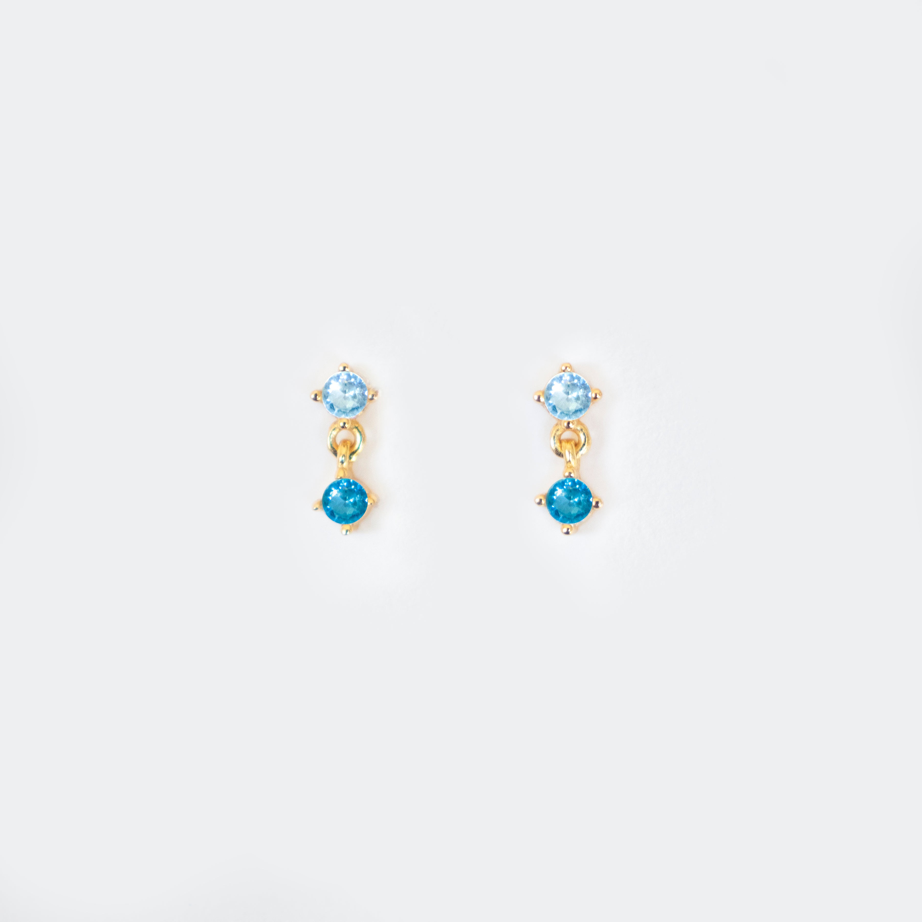 Droplet Studs | Wave Blue