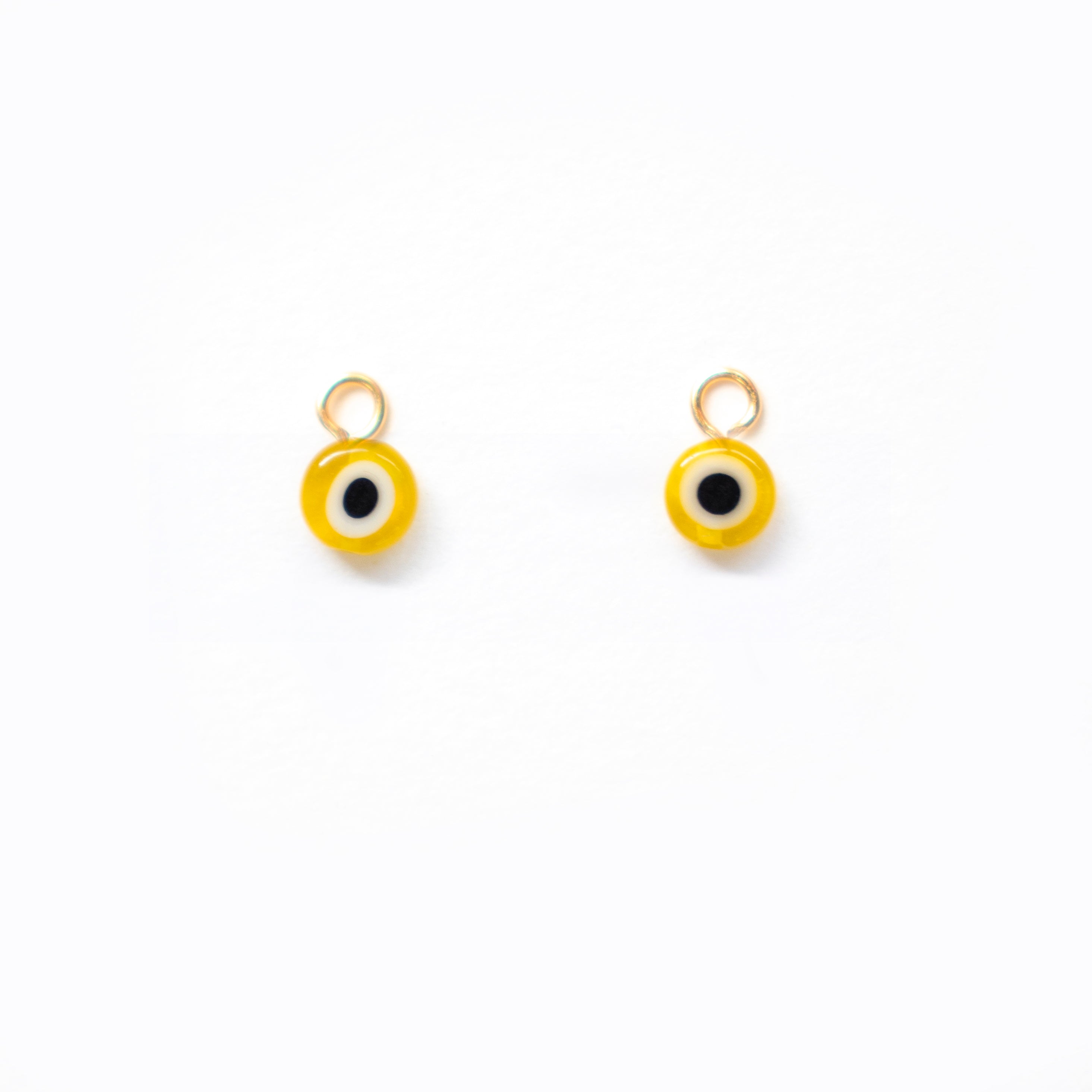 ONE-OFF CHARMS | Yellow Turkish Evil Eyes