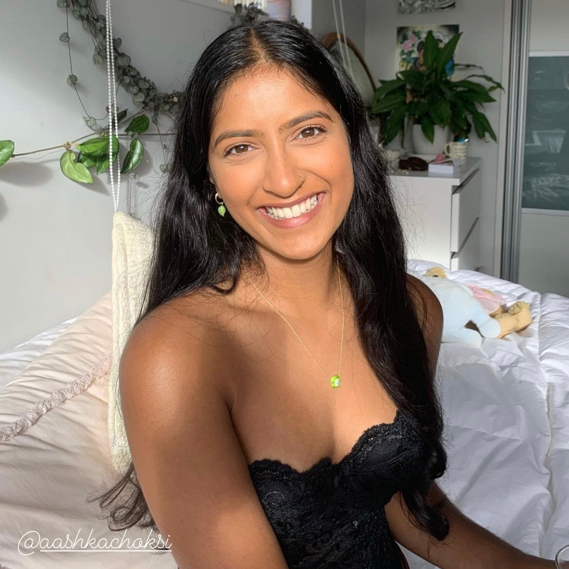 AMORE | Moss Green Cloudy Hearts