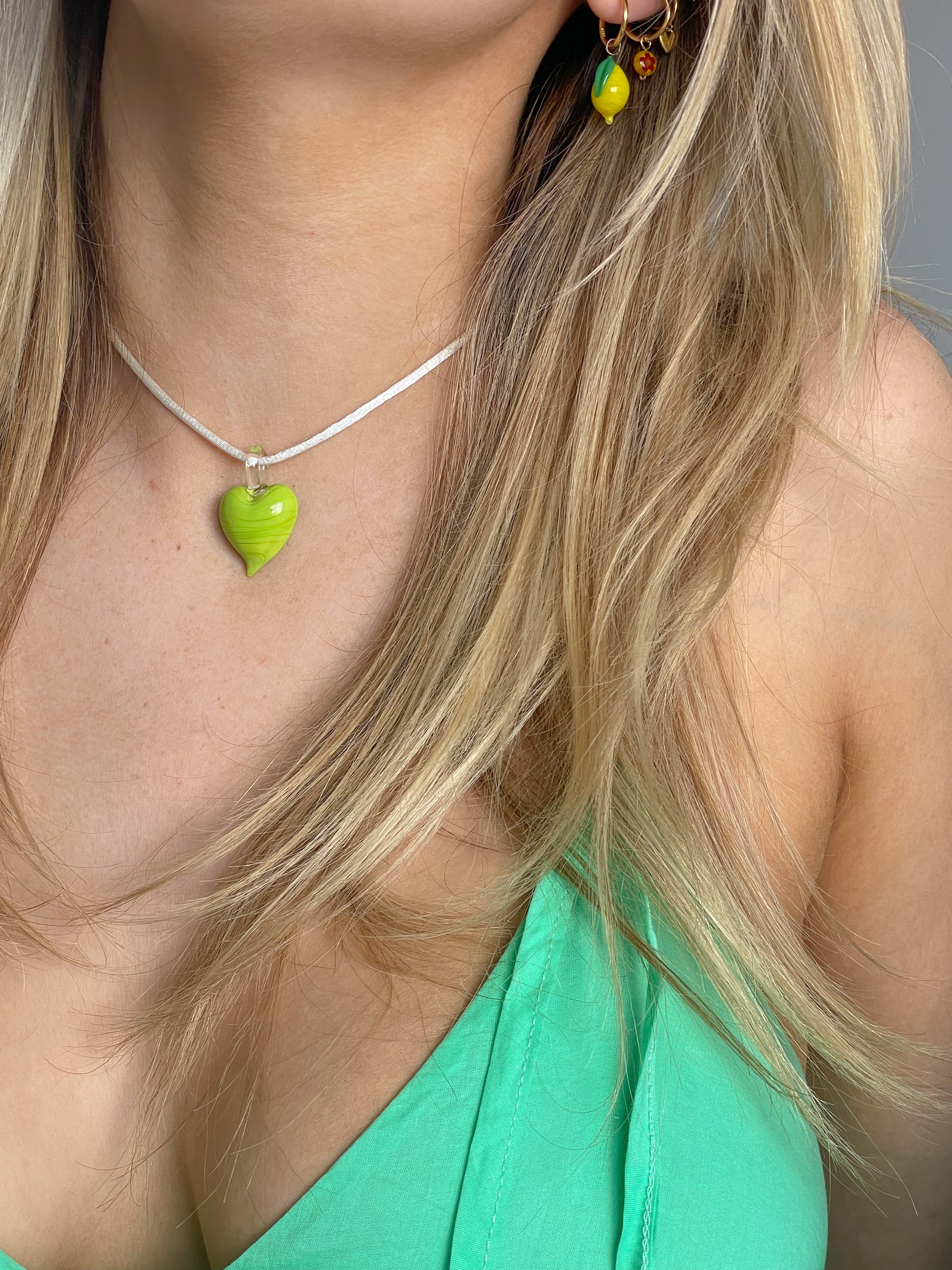 Chunky Italian Heart Necklaces