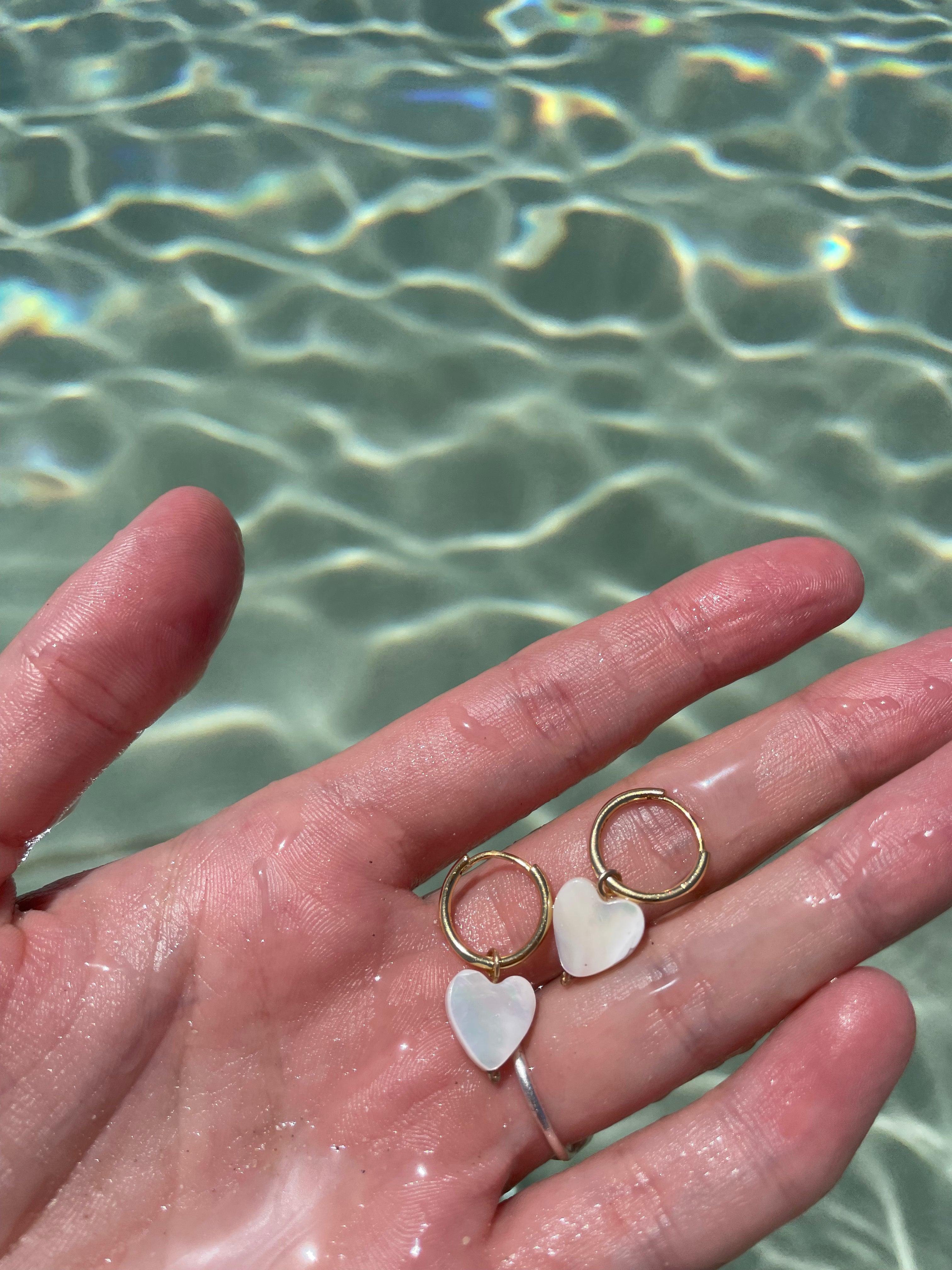 Shell Hearts | Earrings