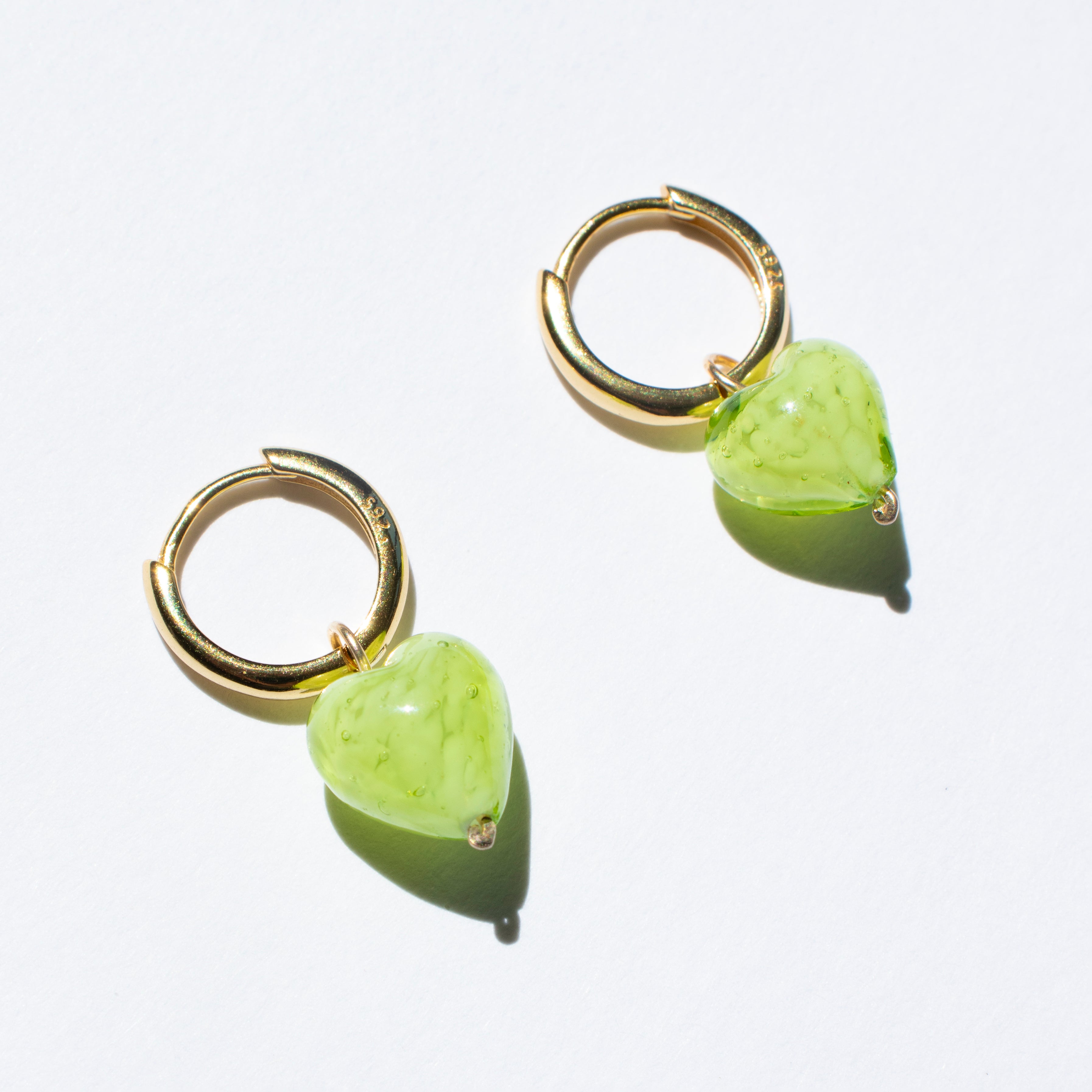 AMORE | Moss Green Cloudy Hearts