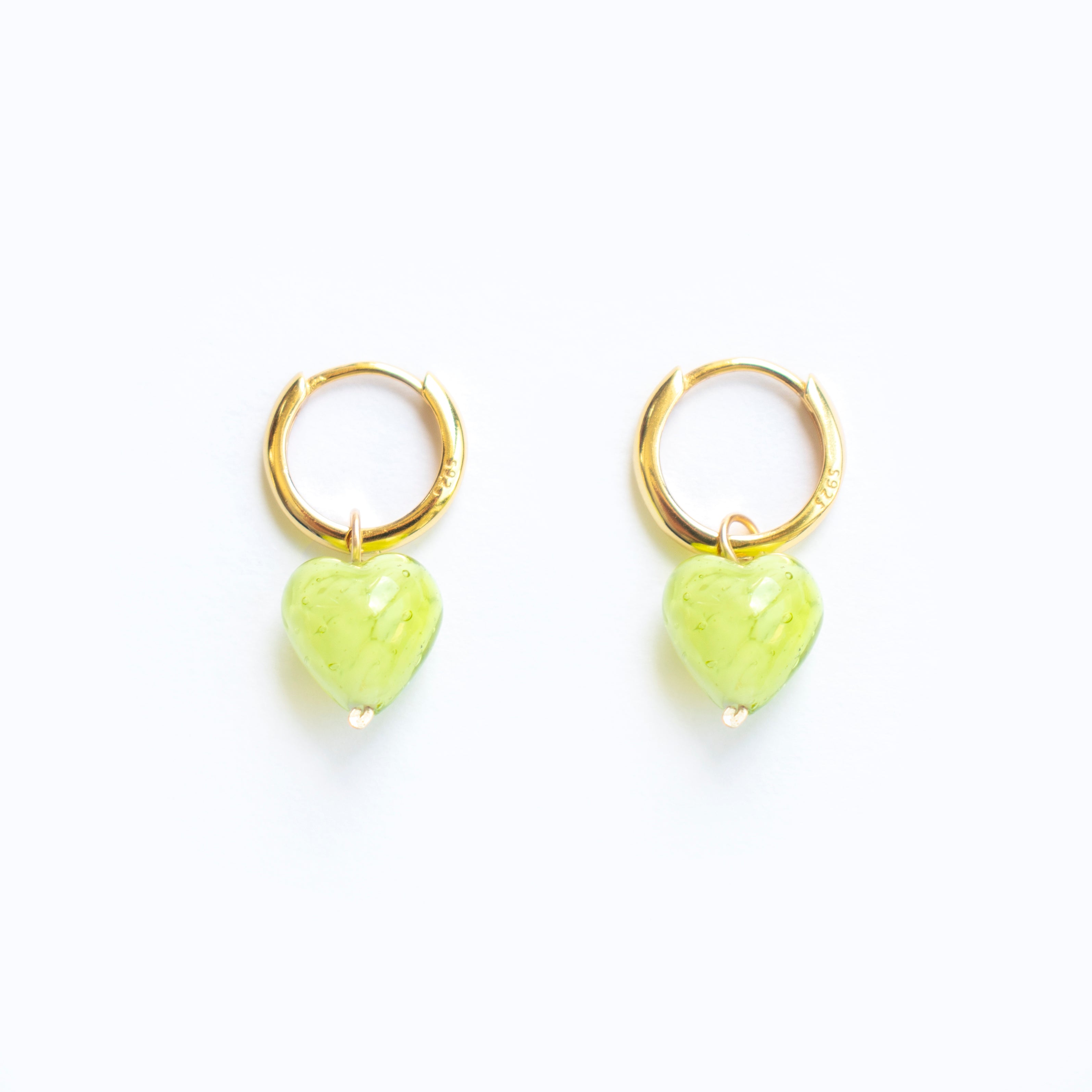 AMORE | Moss Green Cloudy Hearts