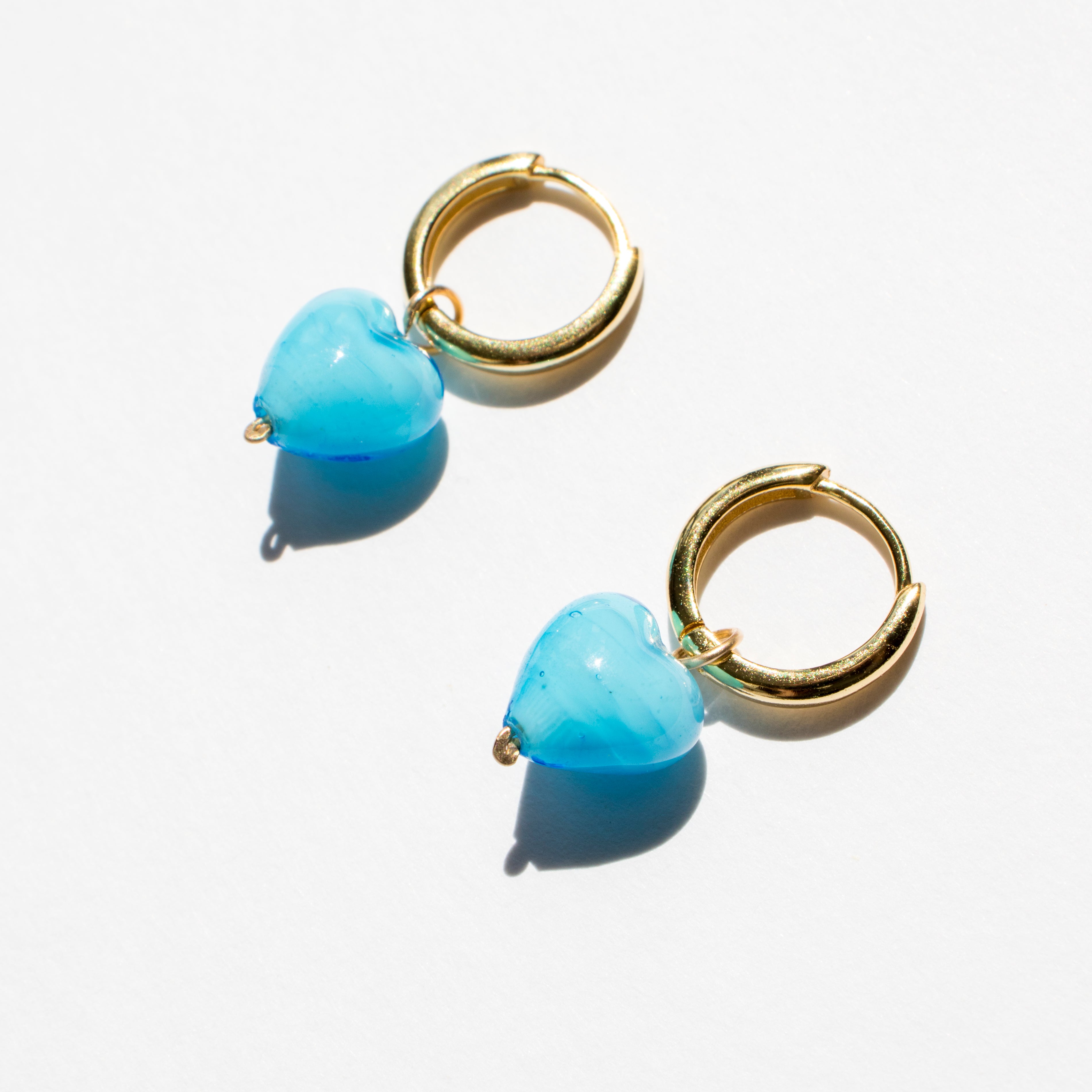 AMORE | Arctic Blue Glass Hearts