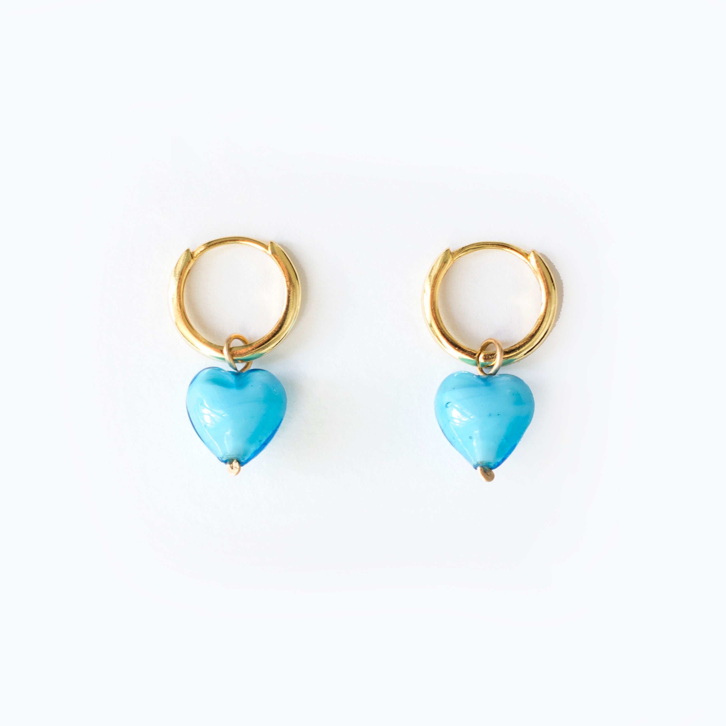 AMORE Arctic Blue Glass Hearts – Sugar NZ - Main Image