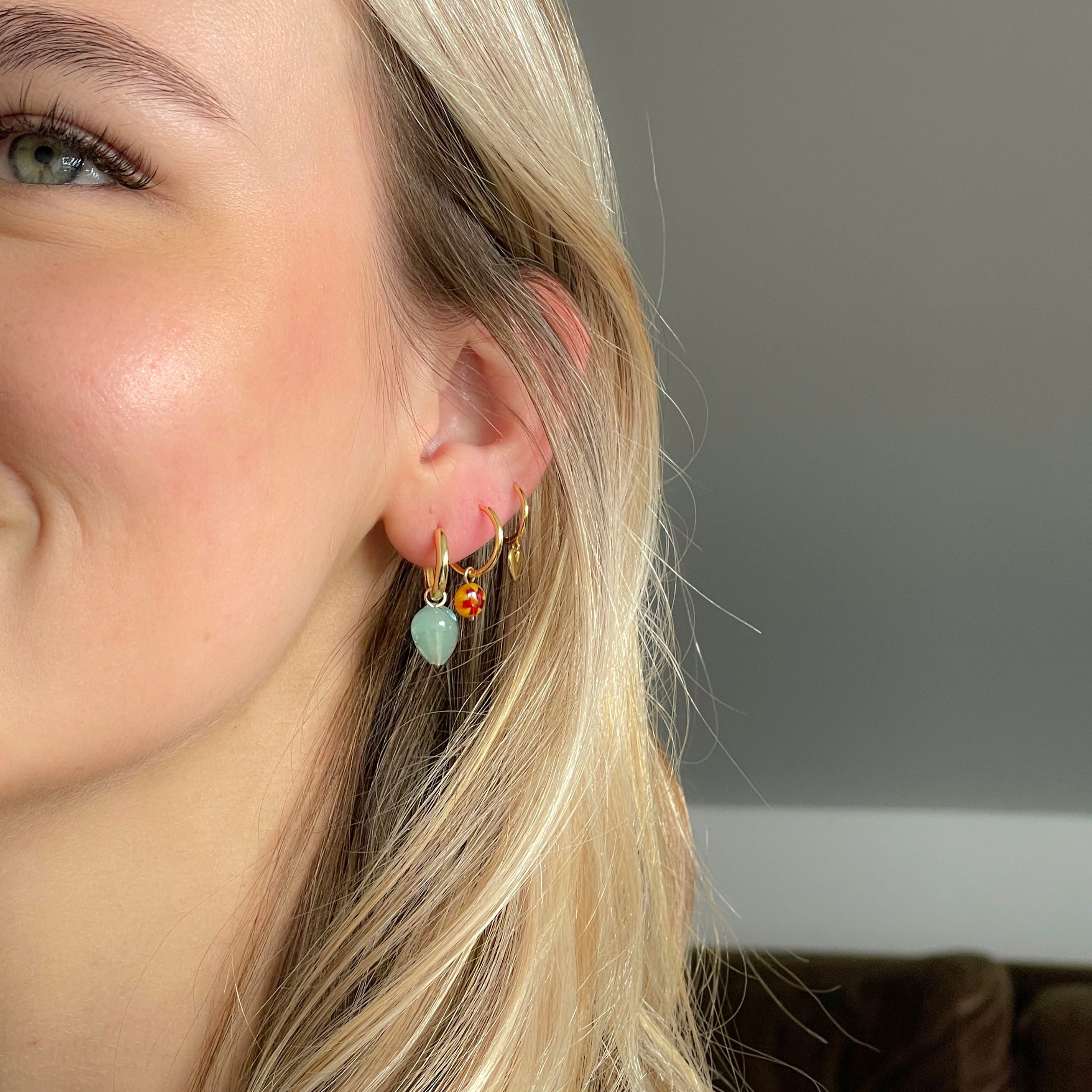 AMORE | Seafoam Glass Hearts
