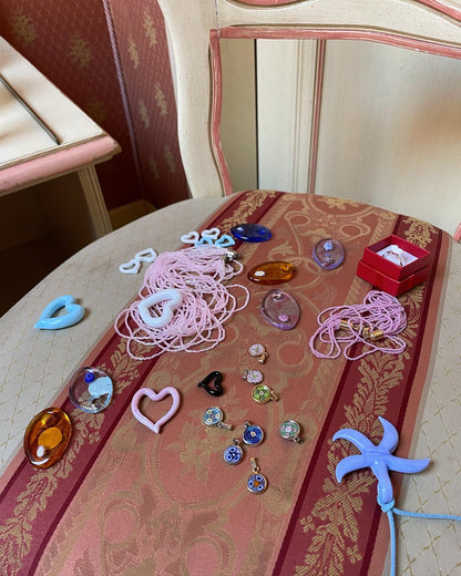 3 LEFT Pink Starfish | Chunky Italian Necklace