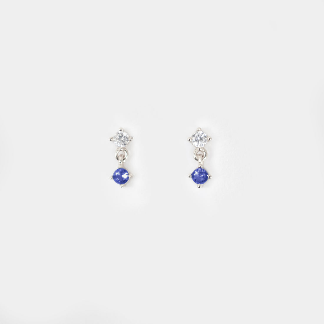 Droplet Studs | Denim Blue
