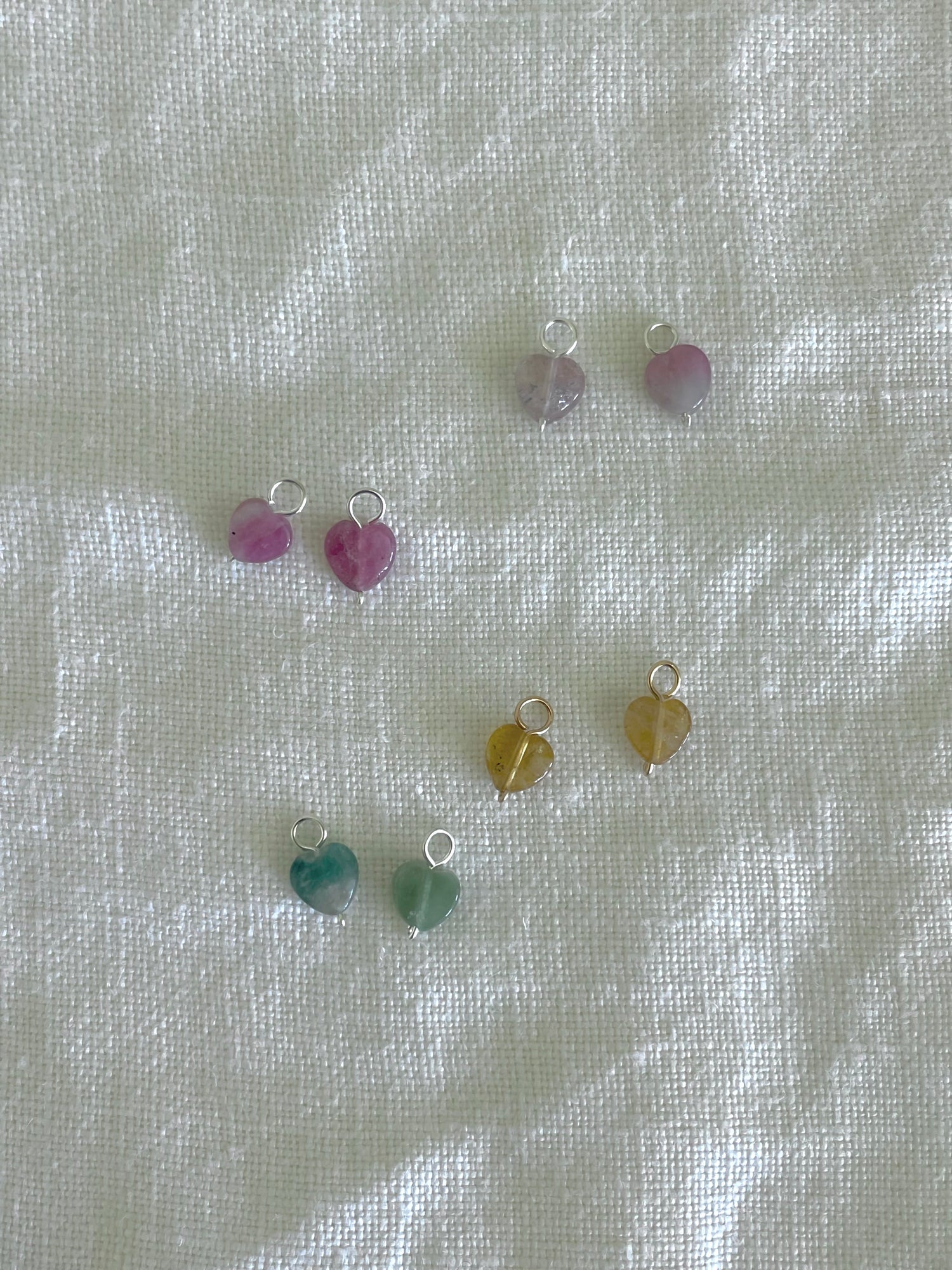 CHARMS Tourmaline Mini Hearts