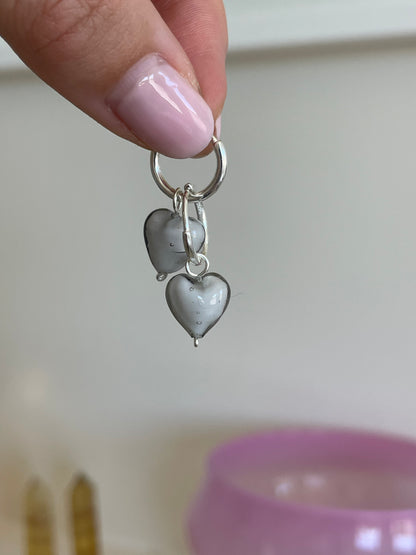 AMORE | 🥛 Milky Grey Cloudy Hearts