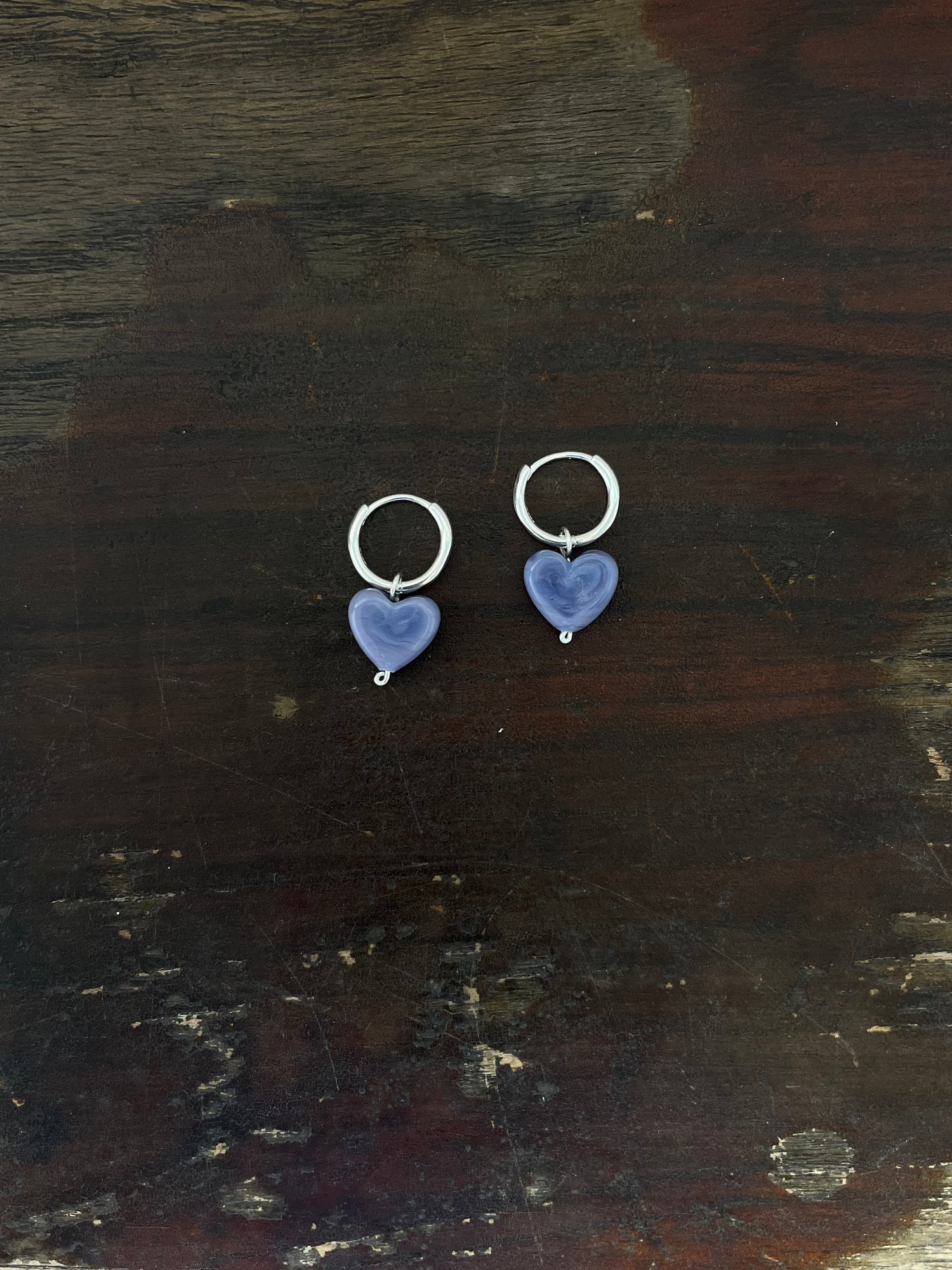 ONE-OFF AMORE | Flat Lavender Earrings