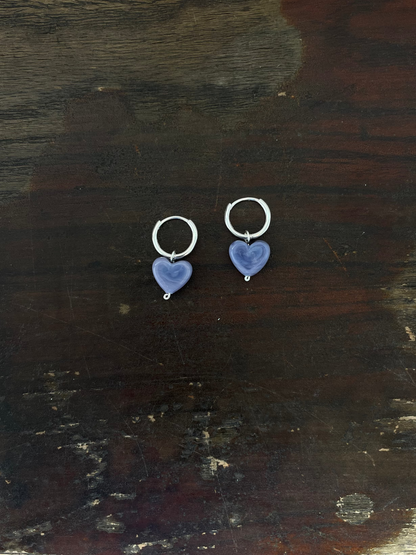 ONE-OFF AMORE | Flat Lavender Earrings