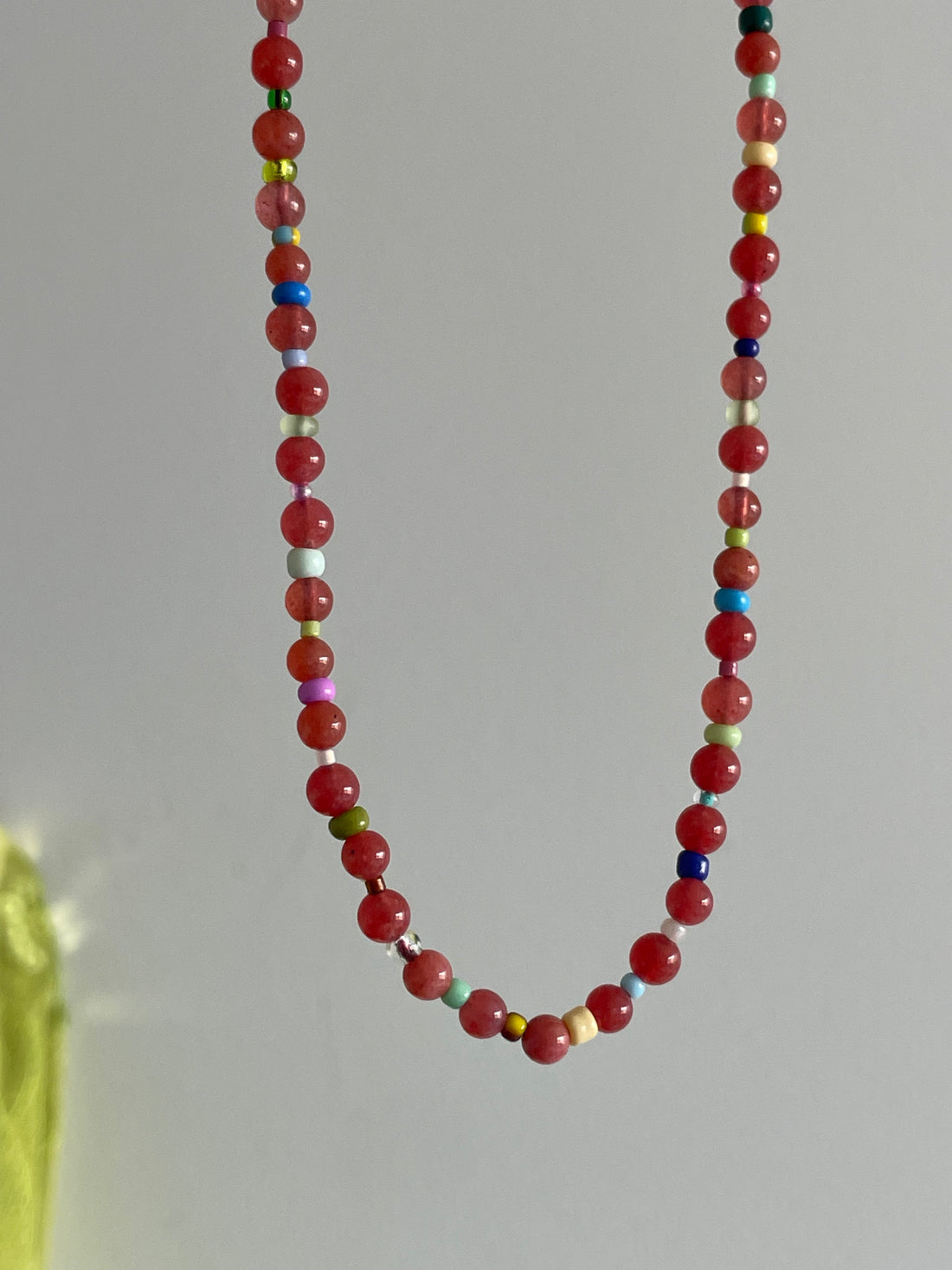 ONE-OFF Rhubarb Multi Necklace