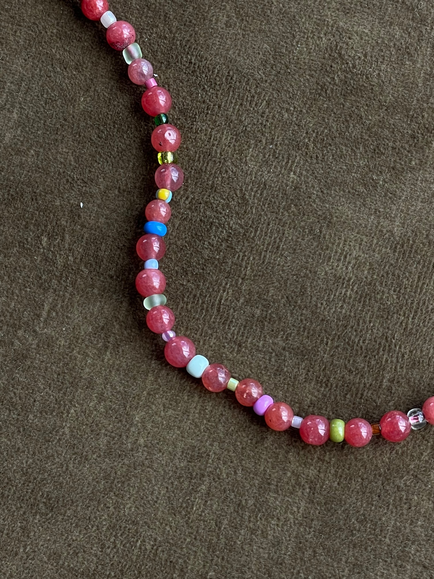 ONE-OFF Rhubarb Multi Necklace