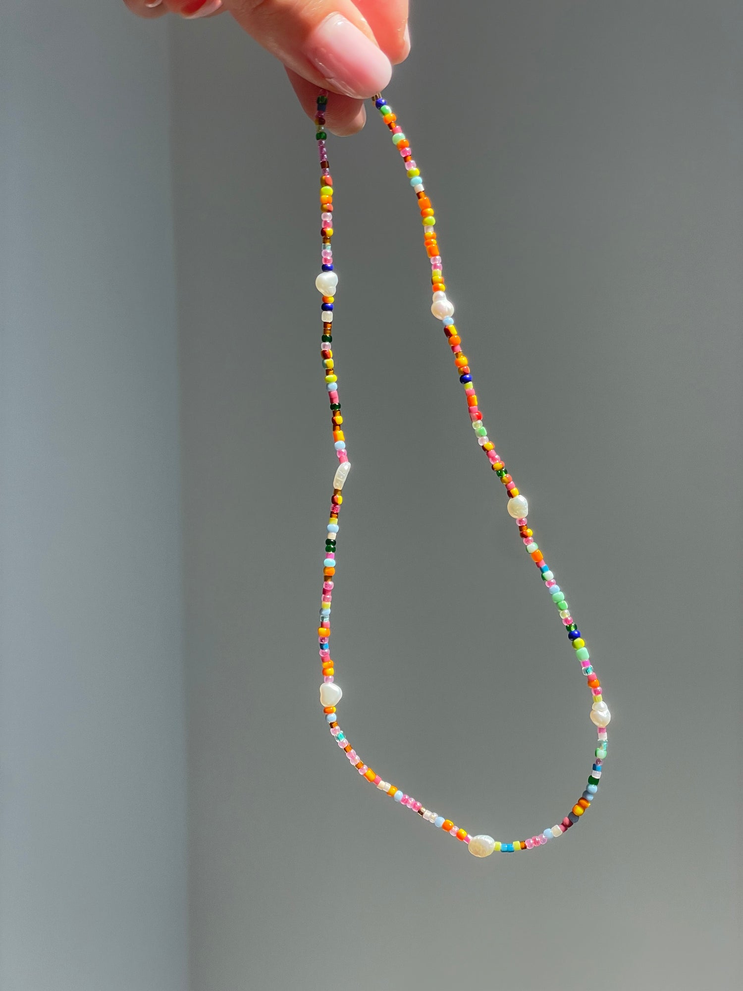 ONE-OFF ORANGE Sea Glass | Necklace