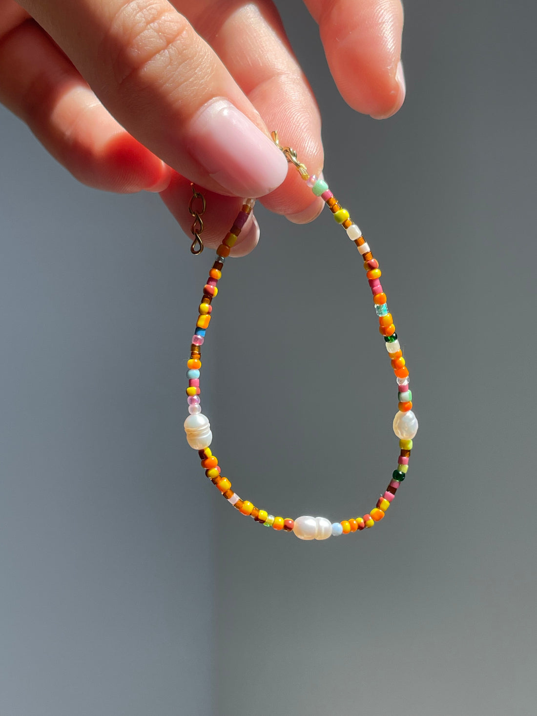 ONE-OFF ORANGE Sea Glass | Bracelet